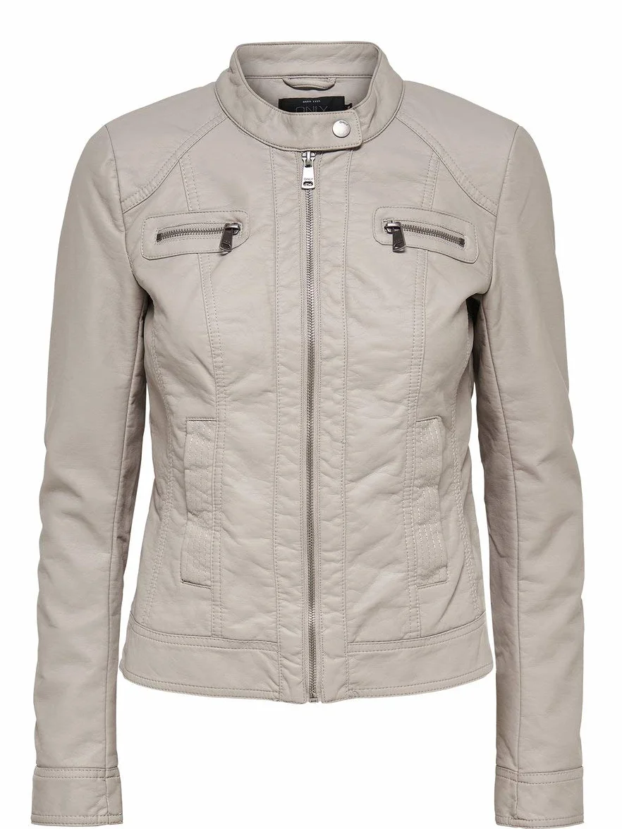 ONLY Onlbandit damska skóra Biker OTW Noos czarny 44