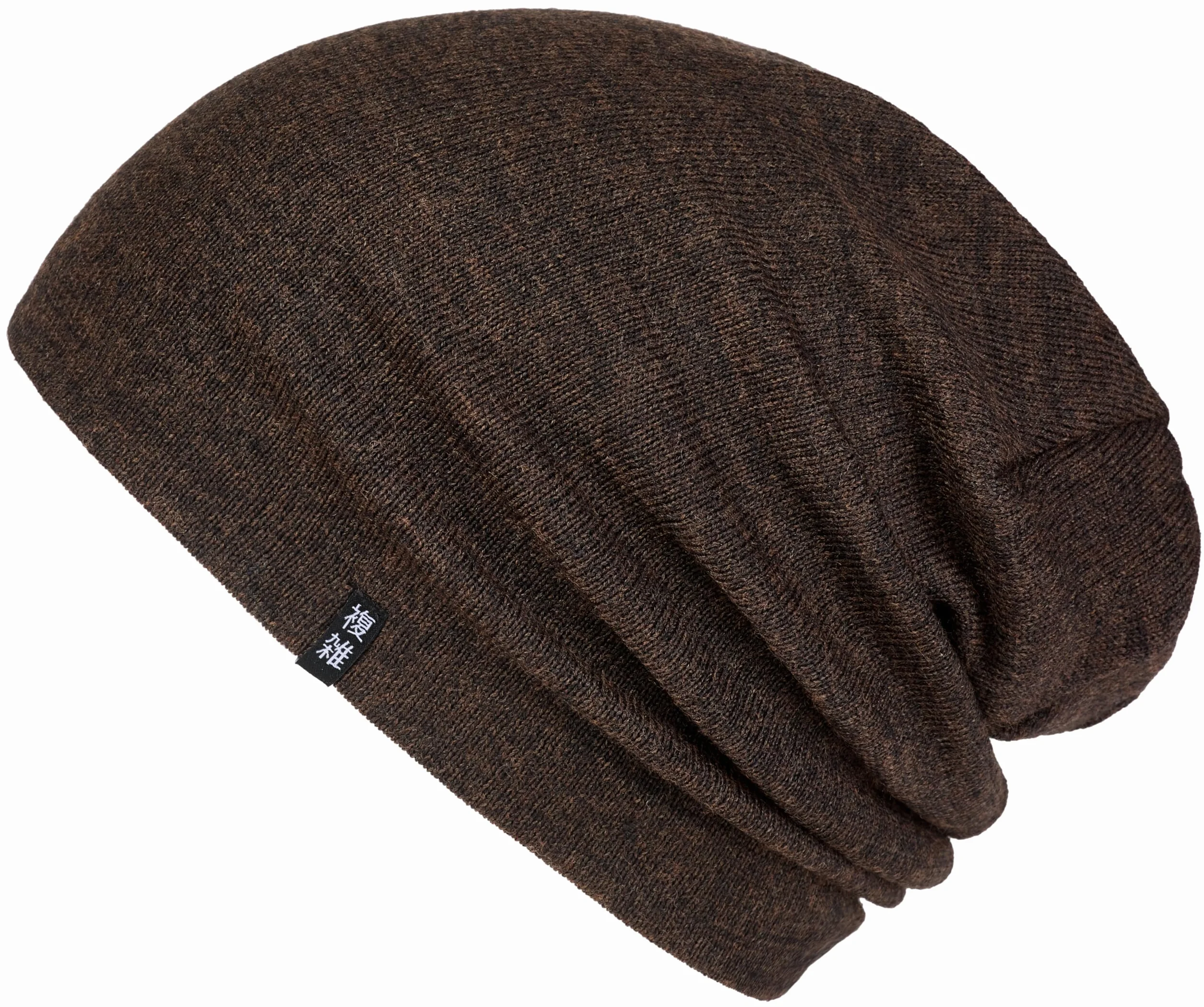 Enter the Complex® Lekka czapka z merynosów, jednowarstwowa dzianina Slouch Beanie, 100% wełna z merynosów, dla kobiet i mężczyzn, inne kolory
