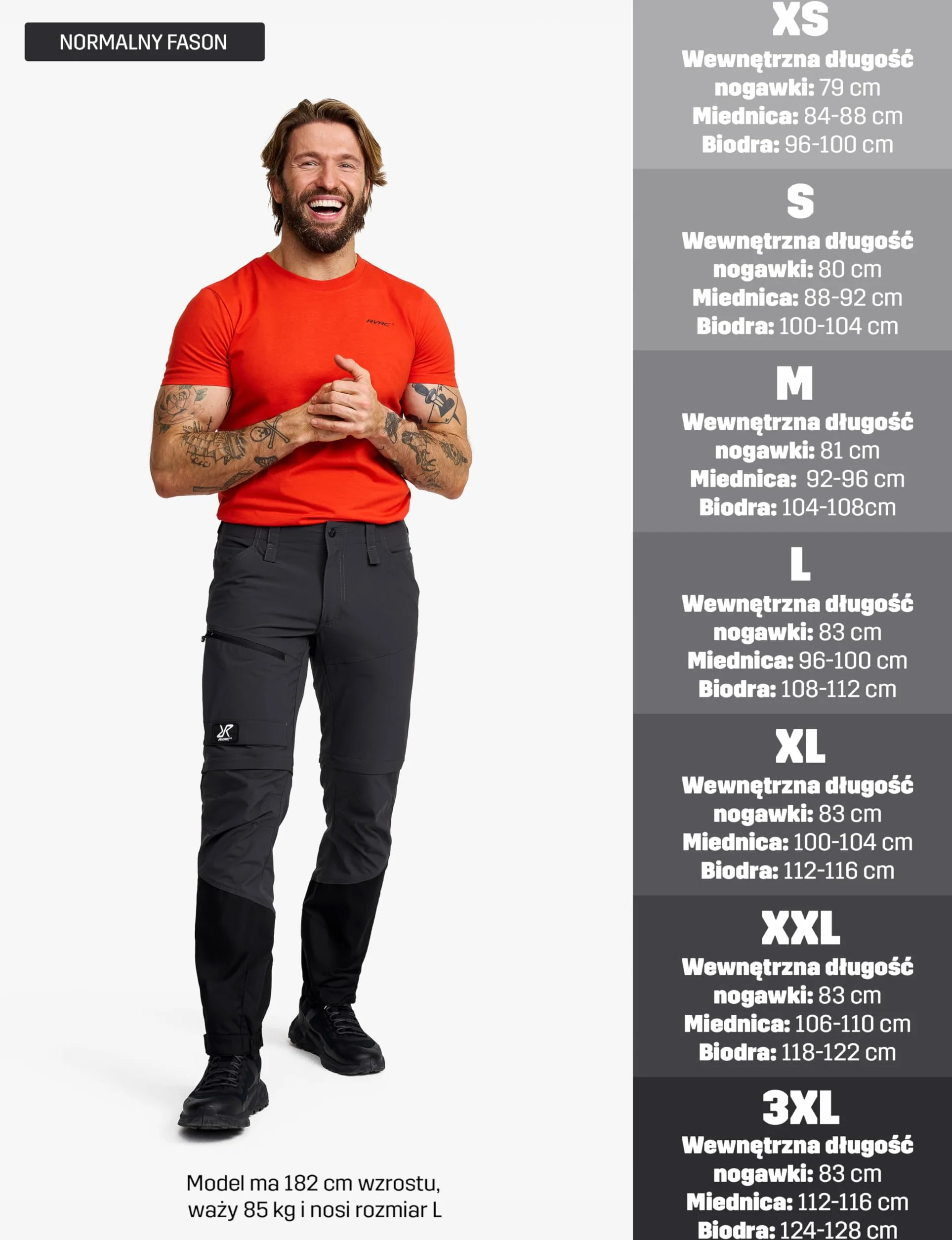 RevolutionRace Range Pro Stretch T Zip-Off Pants Spodnie turystyczne