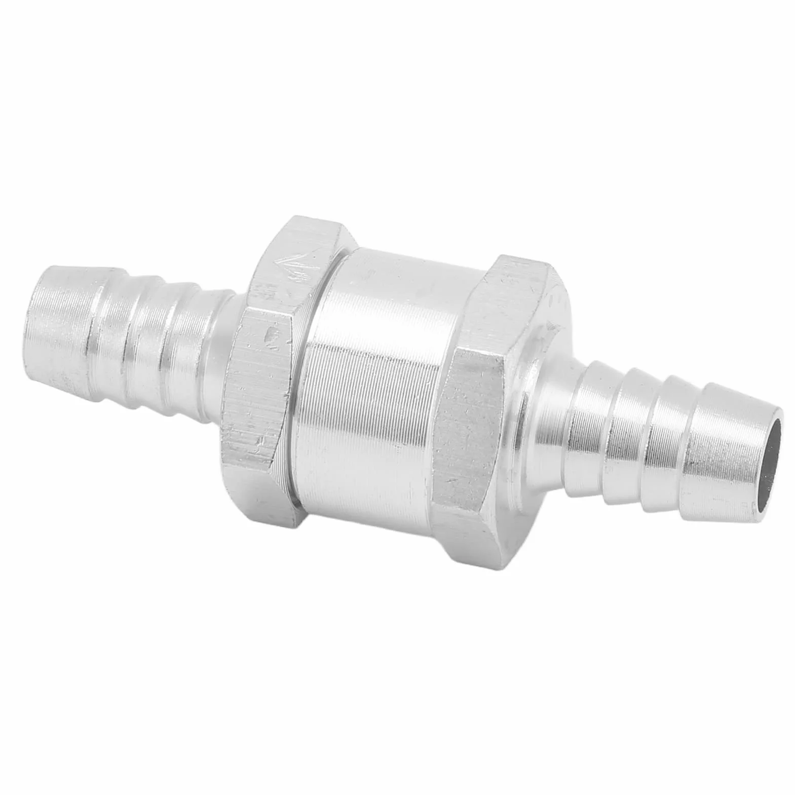 Zawór zwrotny nie zwrotny zawór zwrotny stop aluminium uniwersalny do paliwa benzyny benzynowy napędowy, woda (10 mm)