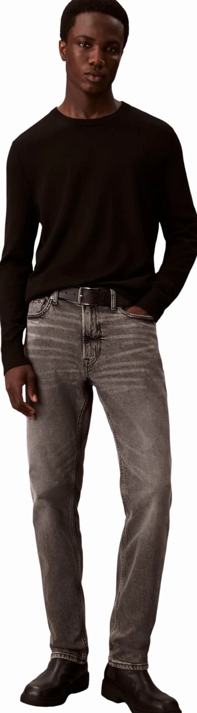 Calvin Klein Slim Pewter Rock Jean Lv04rd705g - Dżins Mężczyźni