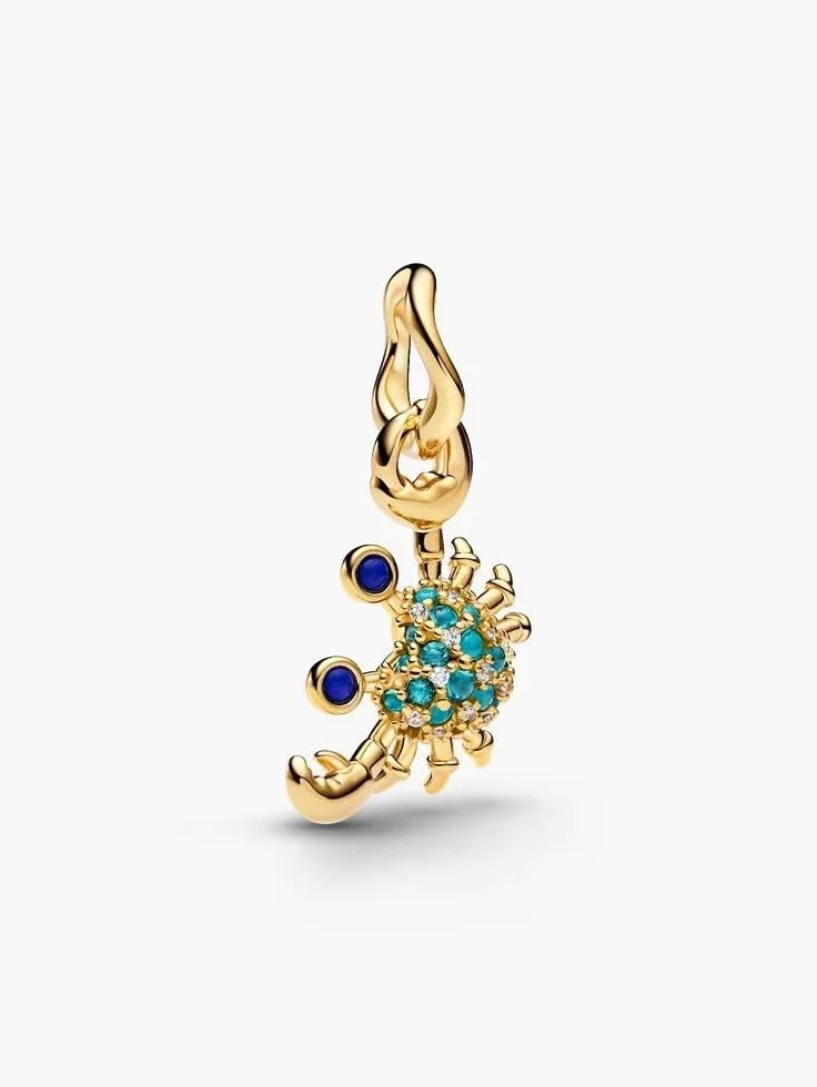 Zawieszka w kształcie kraba Pandora 764684C01