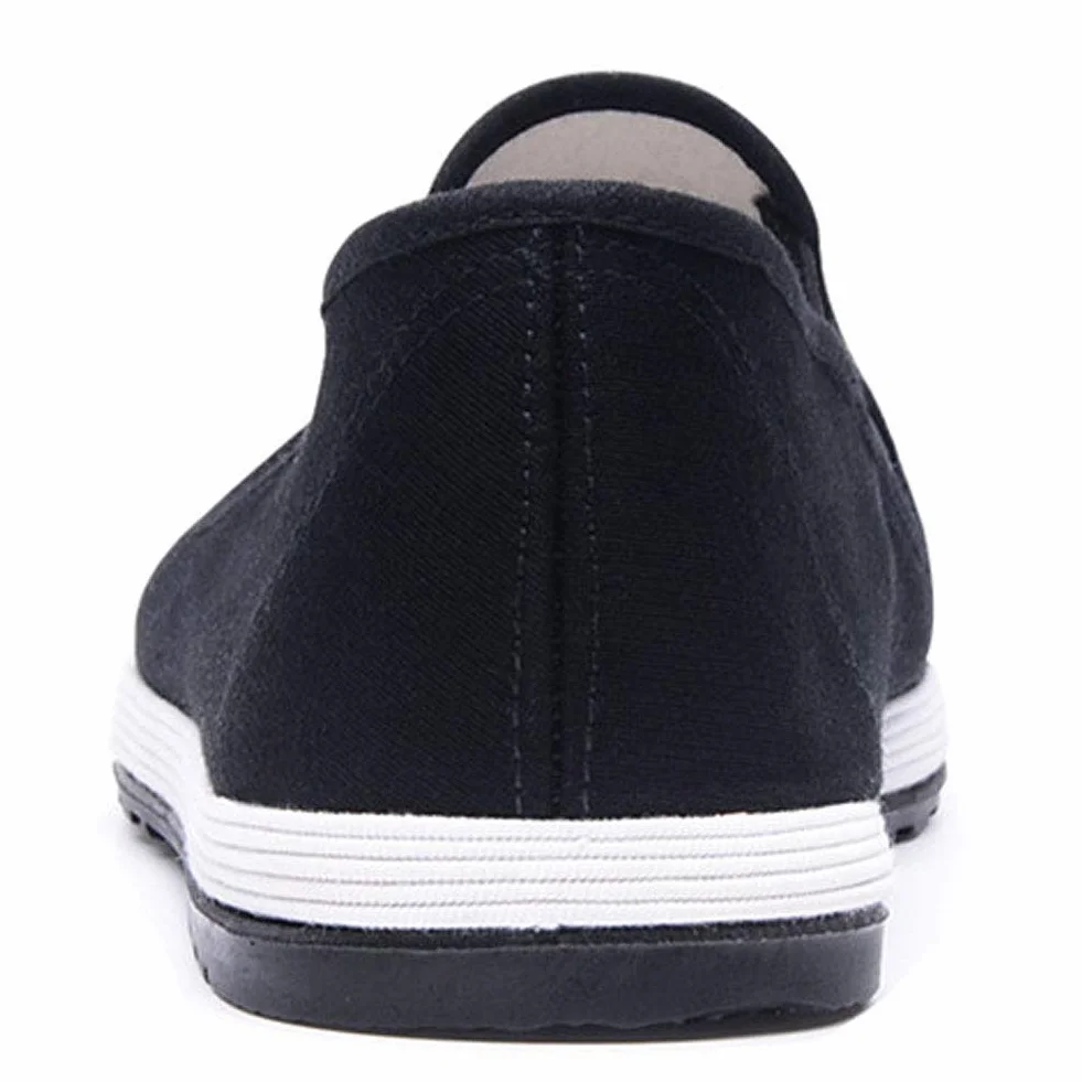 Kung Fu Tai Chi buty do sztuk walki, gumowa podeszwa, uniseks, płótno, antypoślizgowe, modne, Qigong, trener, czarne