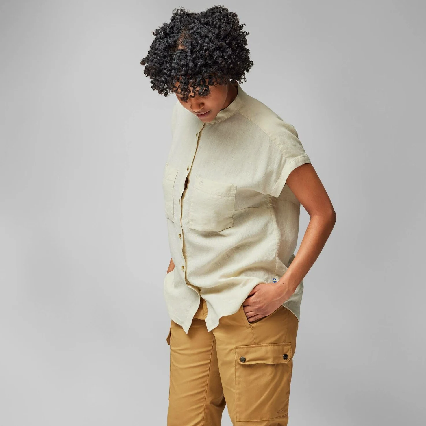 Fjällräven Koszulka Kobiety Övik Hemp Shirt Ss W