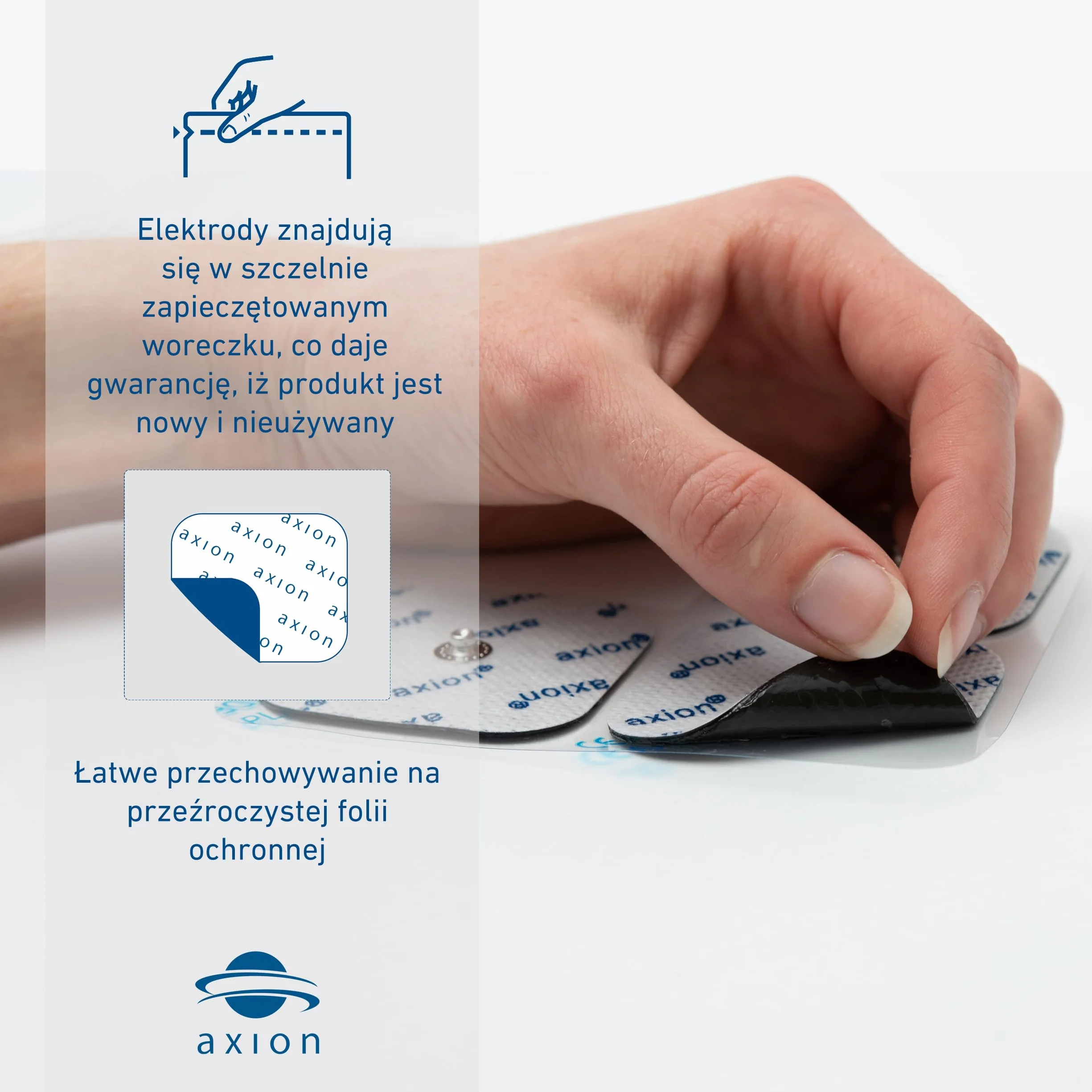 8 elektrod żelowych 5x5cm do aparatów tens- pasują do Sanitas i Beurer