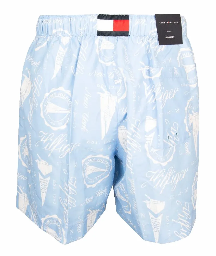 Tommy Hilfiger Bokserki męskie kąpielówki z elastycznym ściągaczem i zewnętrznym sznurkiem Artykuł XM0XM02859