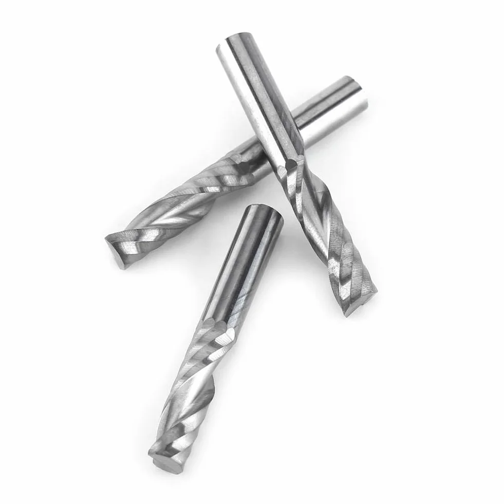 Frezy CNC - 5 szt. 6 mm trzon z węglika wolframu pojedyncze frezy spiralne frezy CNC frezy