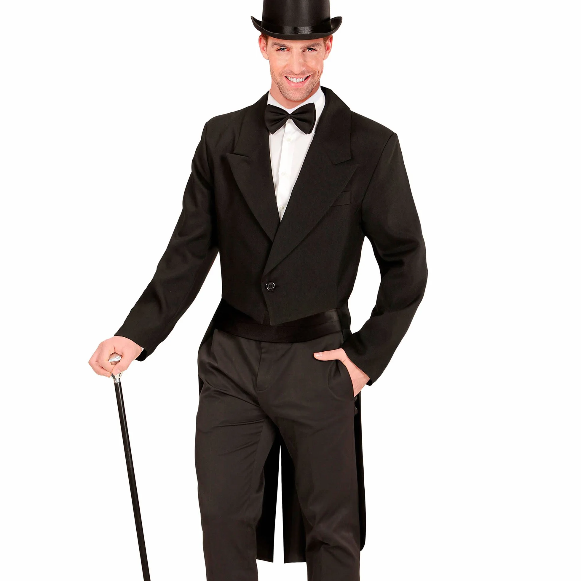 W WIDMANN MILANO Party Fashion - Męski frak kostiumowy, showman, dżentelmen, ringmaster, magik