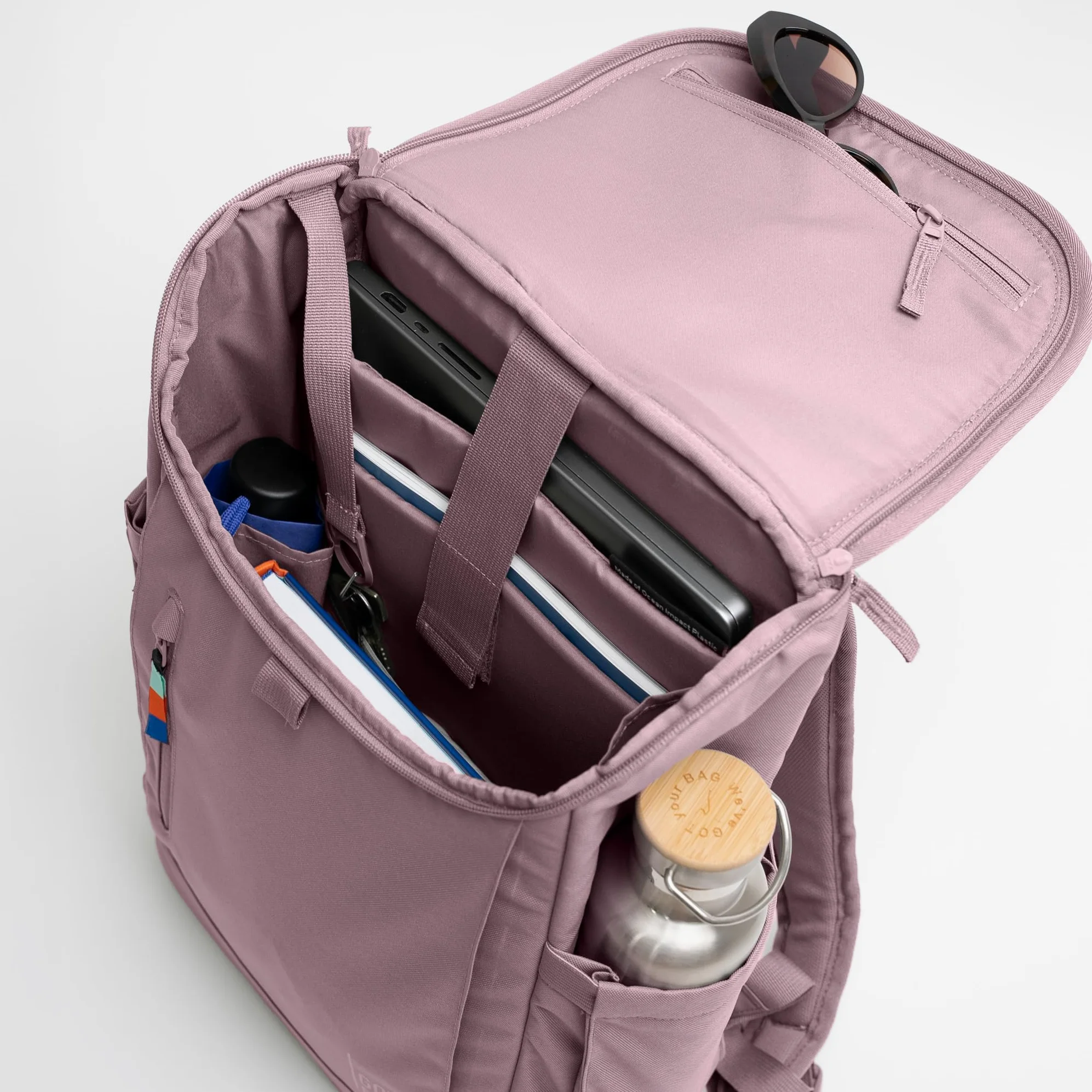 GOT BAG Serene Pack | Plecak o Sztywnej Konstrukcji 18L | Maksymalna Organizacja | Laptop 16 i Tablet | Komfortowy Bagaż Podręczny (calamary)