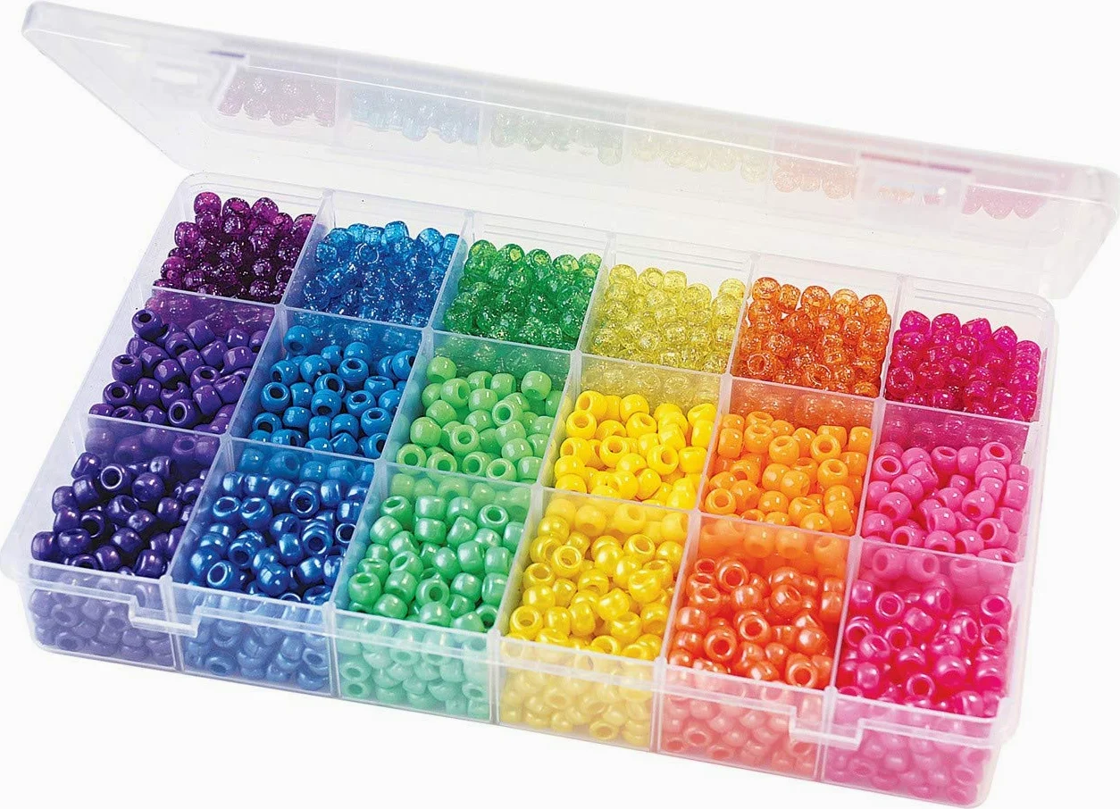 Beadery zestaw ekstrawagancji z pudełkiem ok. oz Brights