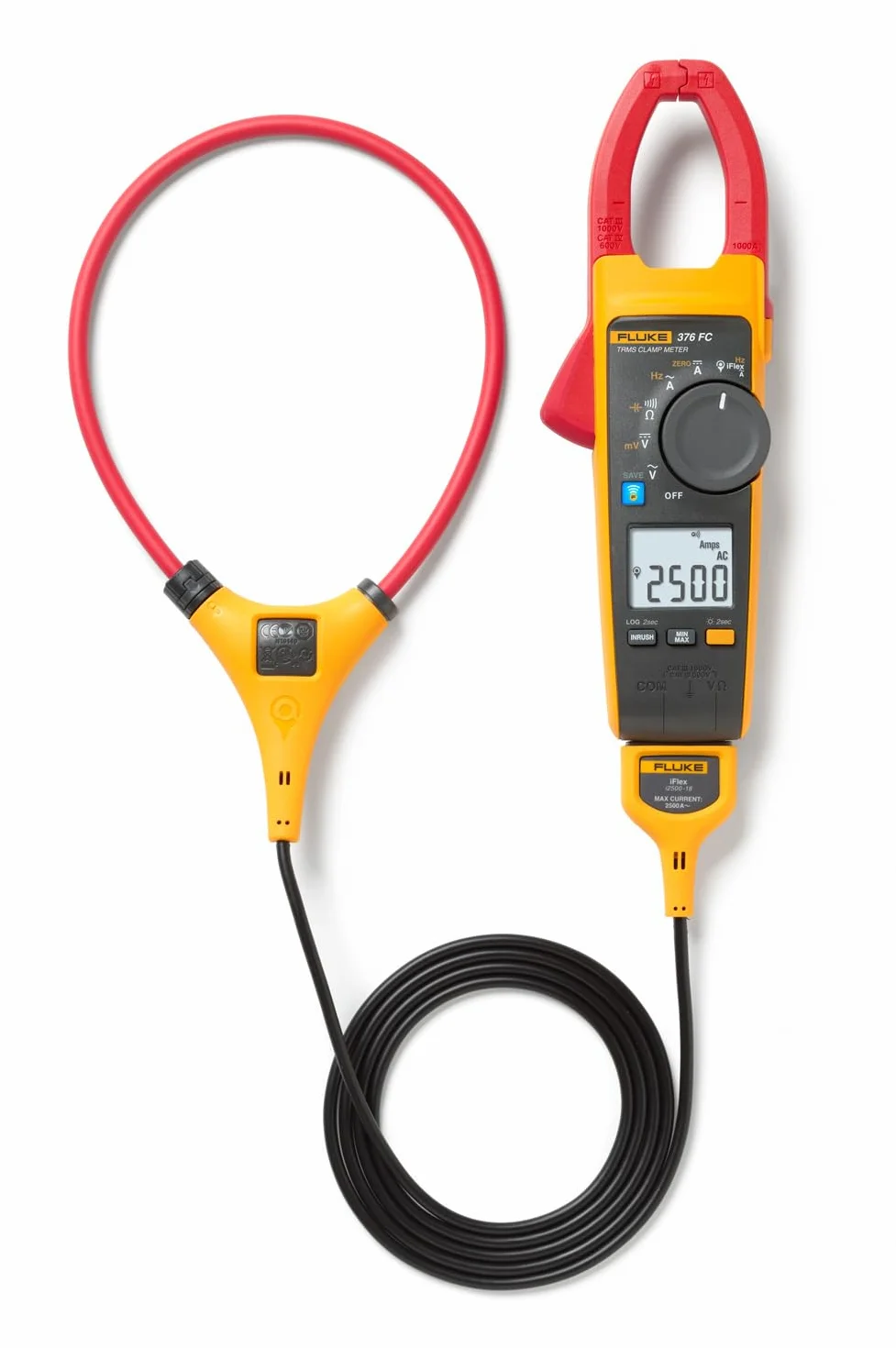 Fluke -376 FC 1000A AC/DC TRMS bezprzewodowy zacisk W/iFlex 4695861