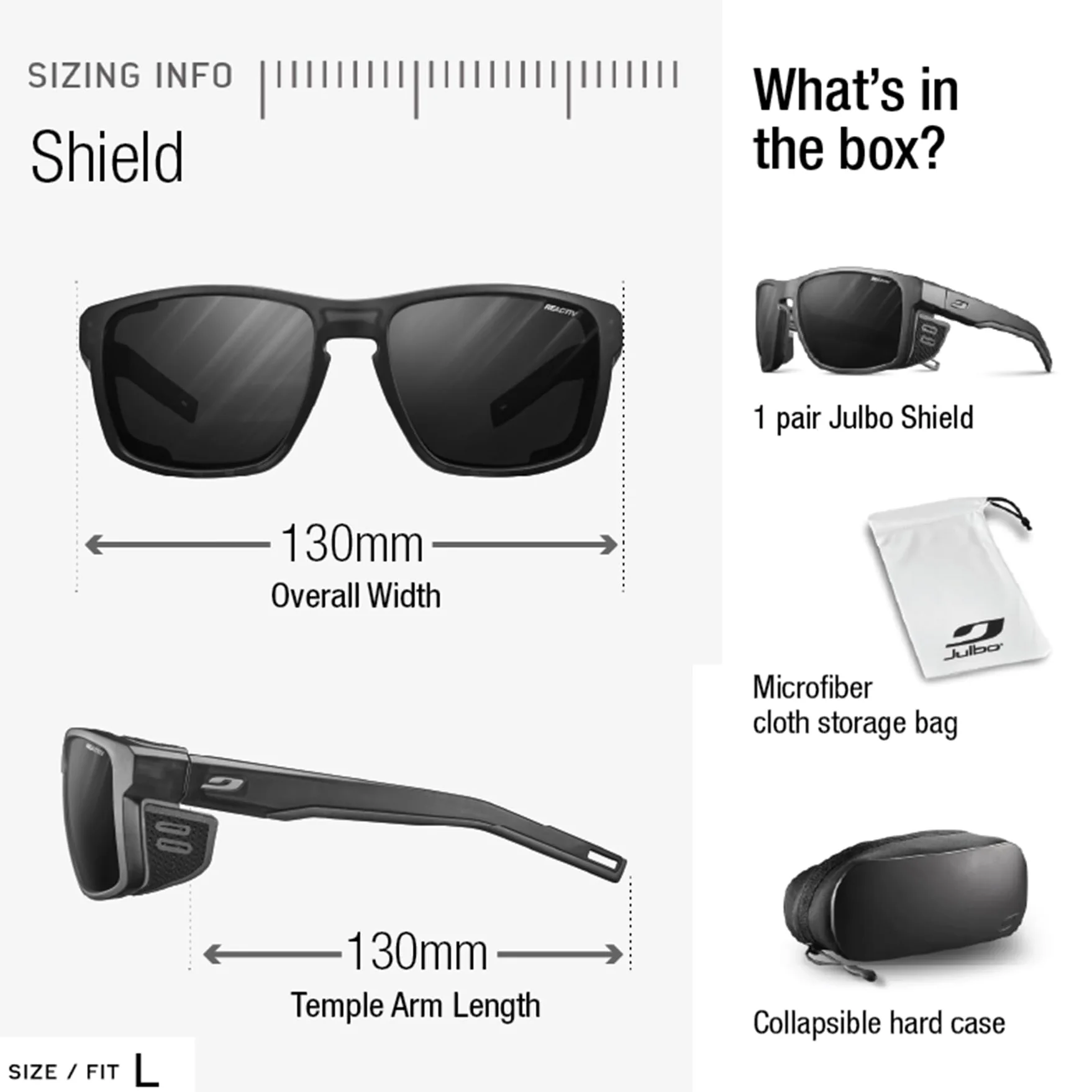 Julbo Okulary przeciwsłoneczne Unisex Shield, niebieski/niebieski/pomarańczowy, jeden rozmiar