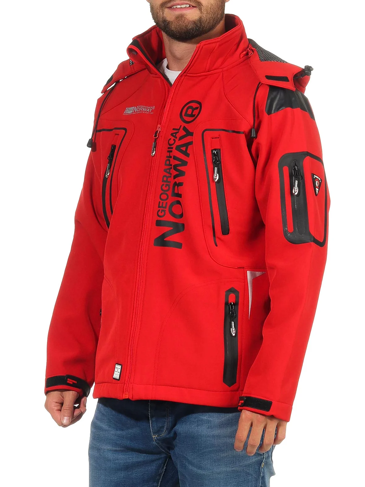 Geographical Norway Męska kurtka softshell leyoley production
