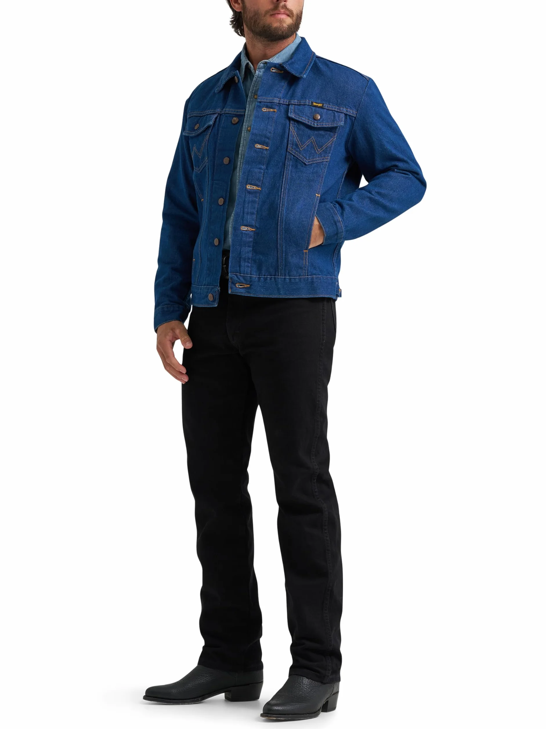 Wrangler góra Mężczyźni Western Unlined Denim Jacket
