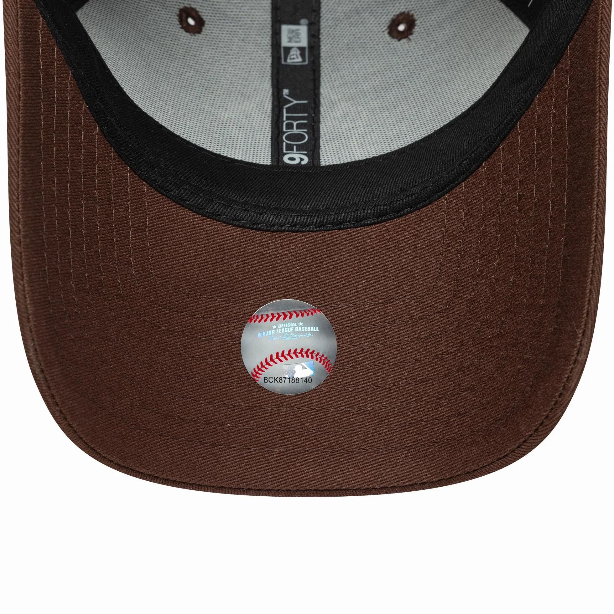 New Era Czapka baseballowa dla dorosłych 9Forty Team Outline MLB New York Yankees czapka bejsbolówka brązowa