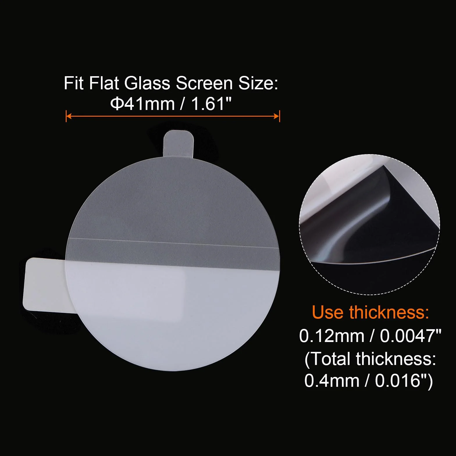 QUARKZMAN 2 sztuki folii ochronnych na wyświetlacz 41 mm HD High Definition, odporne na zarysowania, wodoodporne, ultra cienkie, TPU, uniwersalna folia ochronna na ekran smartwatcha, ze ściereczką,