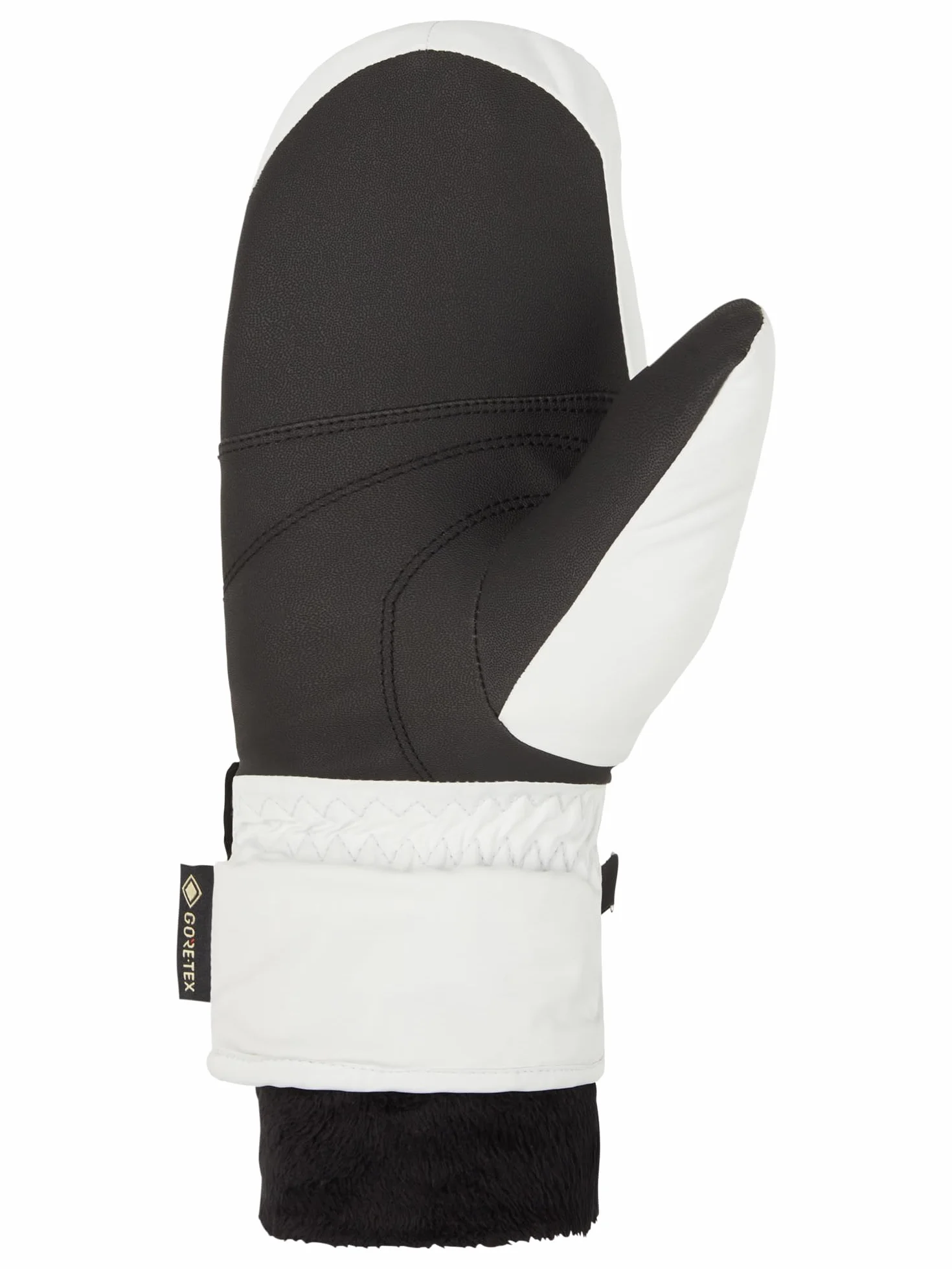 Ziener Damskie rękawiczki narciarskie KLAIRO/sporty zimowe | Gore-Tex, bardzo ciepłe, białe parowanie, 6,5