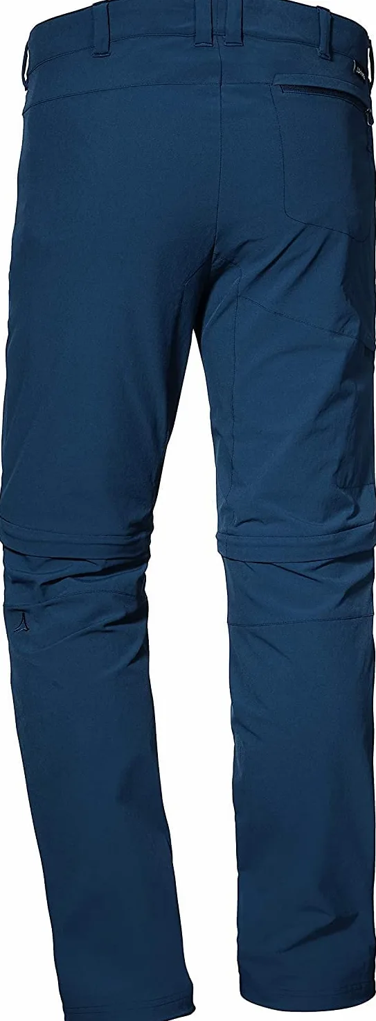 Schöffel Pants Koper1 Zip Off - Elastyczne spodnie męskie z funkcją Zip-Off, szybkoschnące i chłodzące spodnie trekkingowe z 4-kierunkowego stretchu Mężczyźni