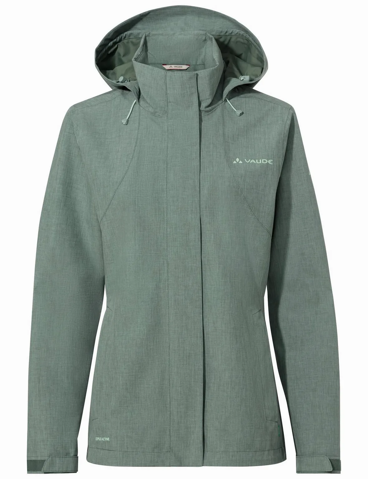 VAUDE Kurtka przeciwdeszczowa – Rosemoor Jacket II, damska kurtka przeciwdeszczowa, wodoszczelna i oddychająca, funkcjonalna 2-warstwowa kurtka outdoorowa, słup wody 10 000 mm, kurtka przejściowa lub