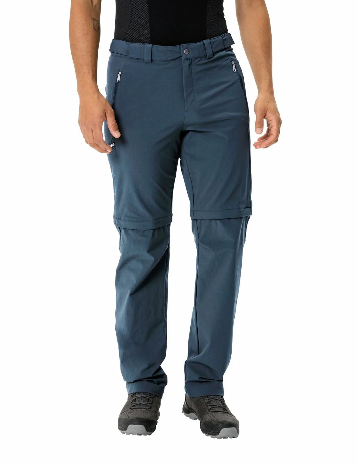 VAUDE Męskie spodnie trekkingowe Farley Stretch T-Zip III, wygodne męskie spodnie trekkingowe z funkcją Zip-Off, szybkie odpinanie bermudów, wytrzymałe, szybkoschnące i elastyczne, wyprodukowane w