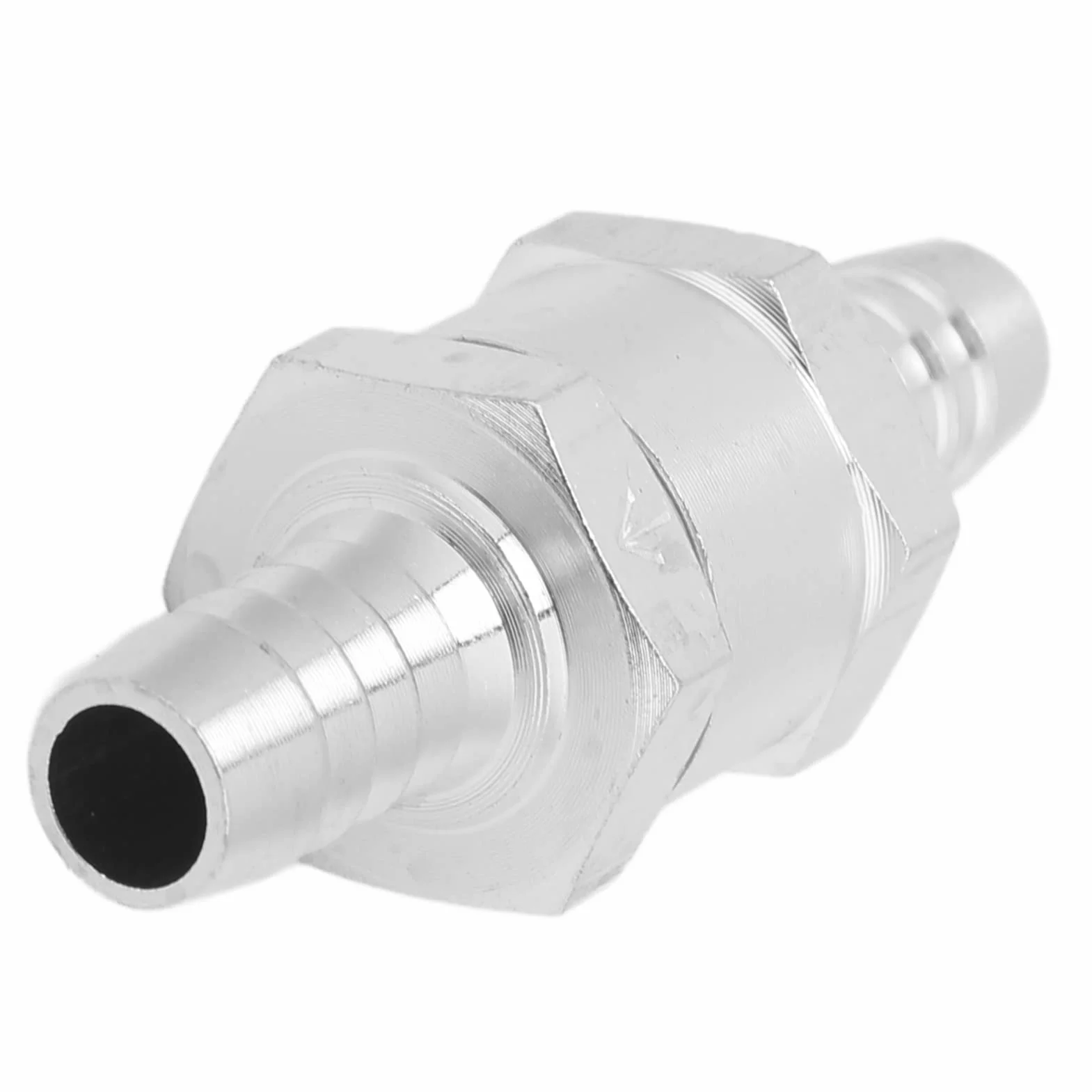 Zawór zwrotny, Jednokierunkowy zawór zwrotny ze stopu aluminium 0,2-6 bar, uniwersalny zawór zwrotny linii paliwowej do benzyny, biodiesel, (10 mm)