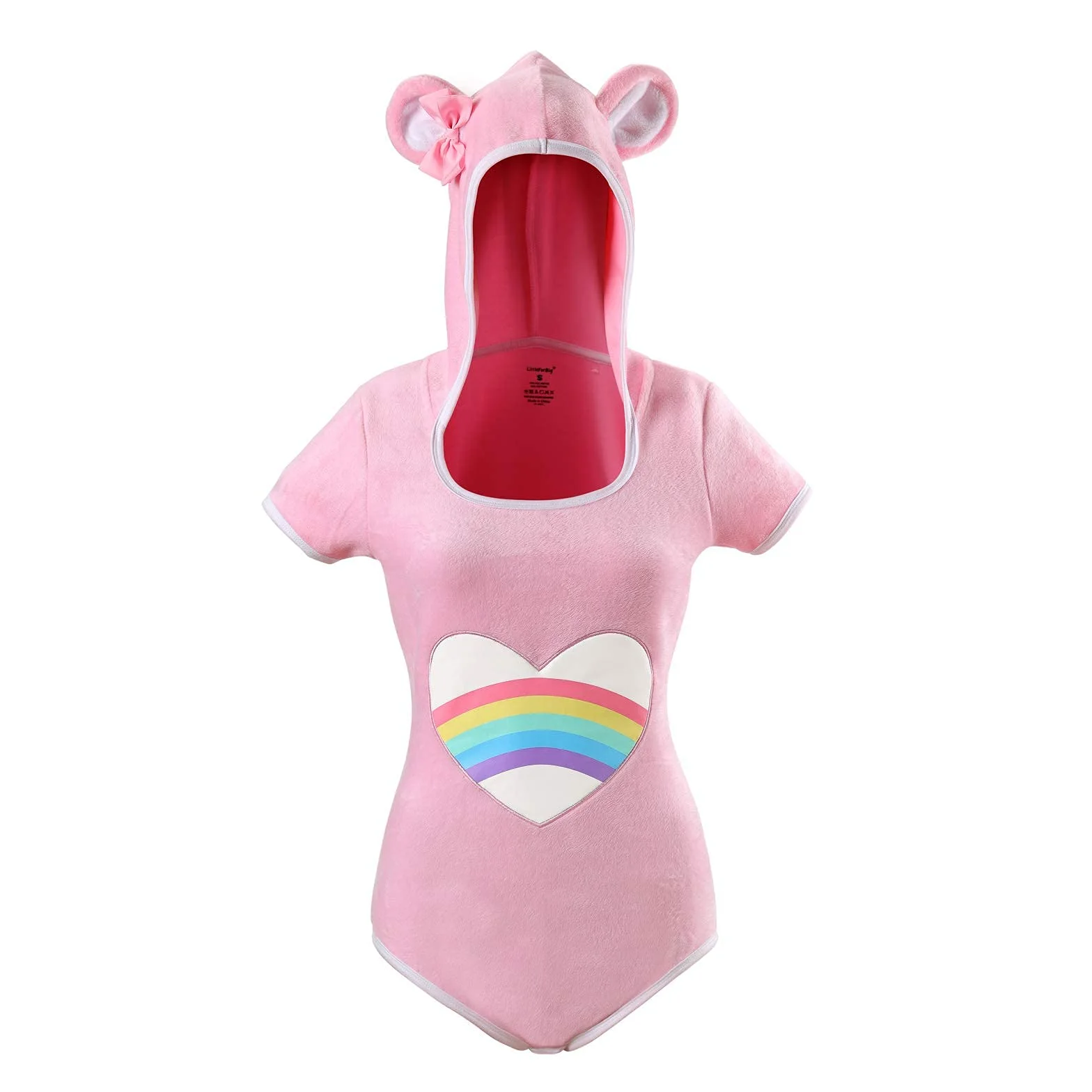LittleForBig Bawełniany śpioszki Onesie Piżama Bodysuit-Teddy Miś Onesie