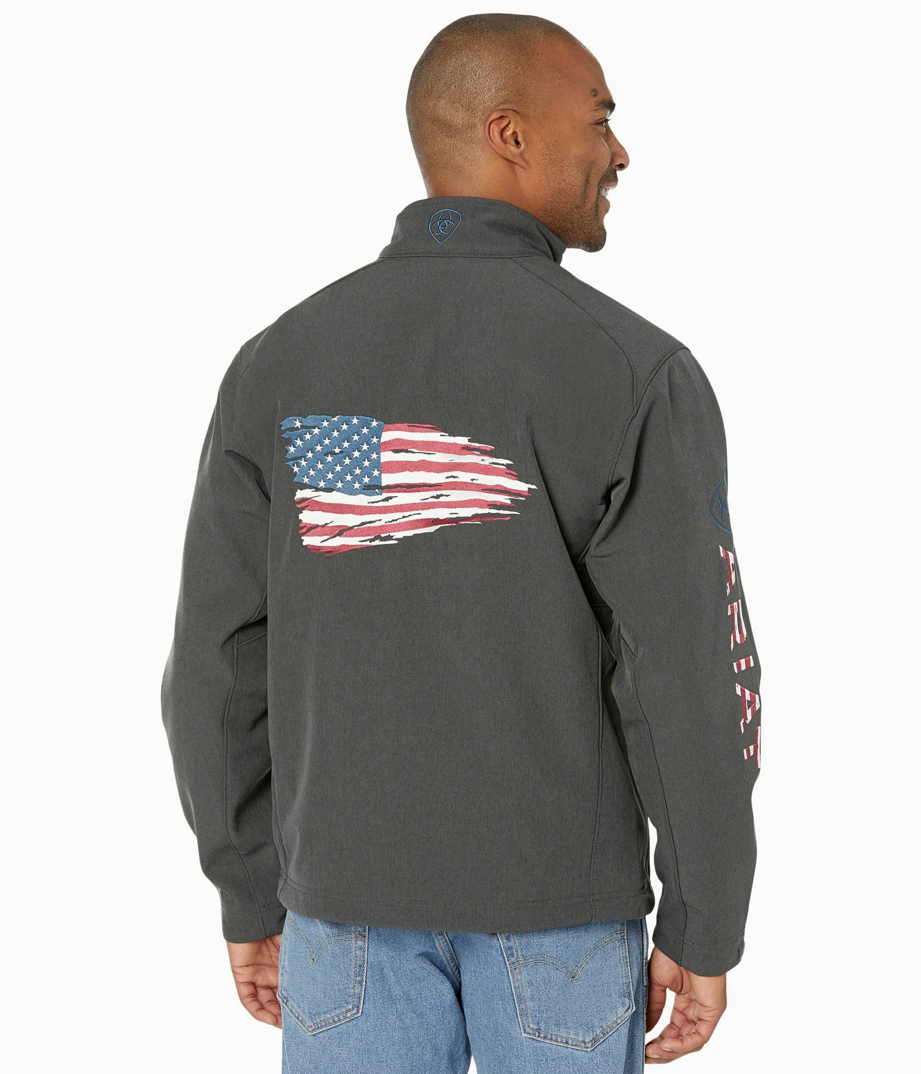 ARIAT Płaszcz Mężczyźni Logo 2.0 Patriot Softshell Wodoodporna Kurtka