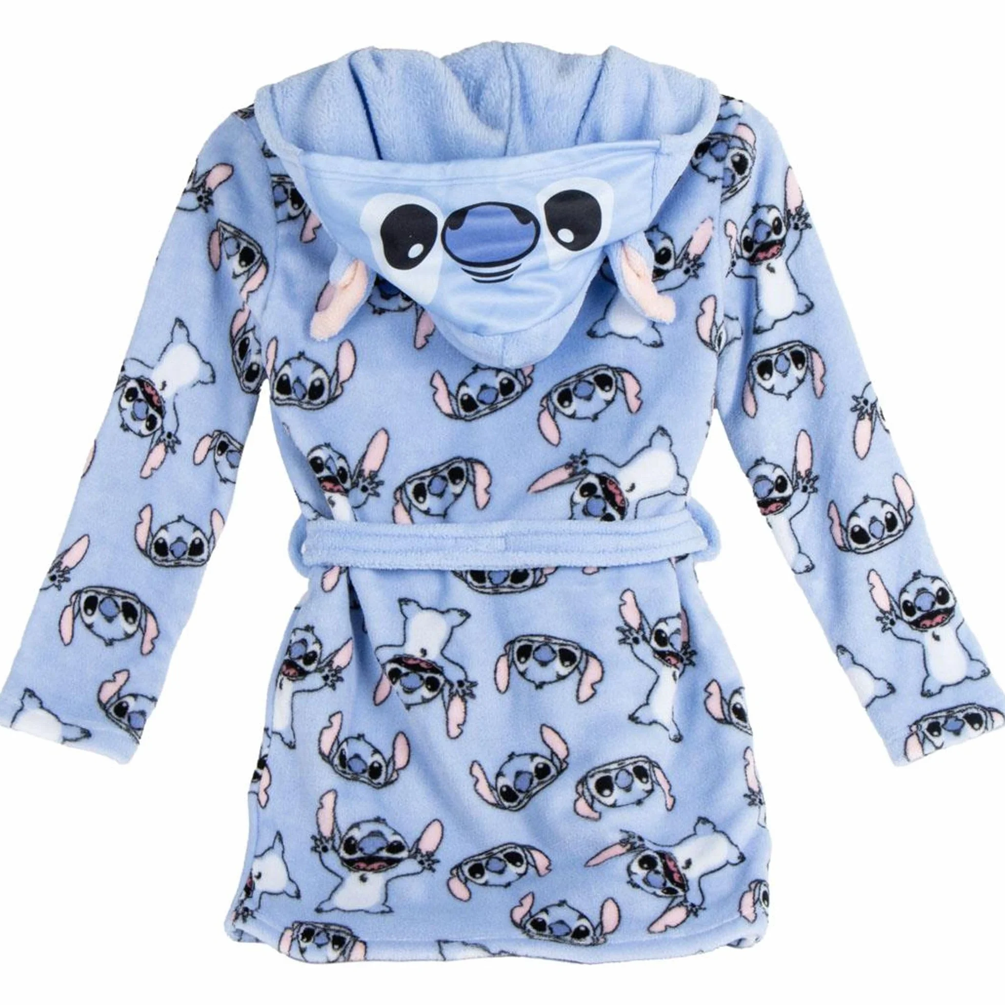 CERDÁ LIFE'S LITTLE MOMENTS Batín Stitch Suave Niños Niñas Capucha Bata Casa Polar 10 lat