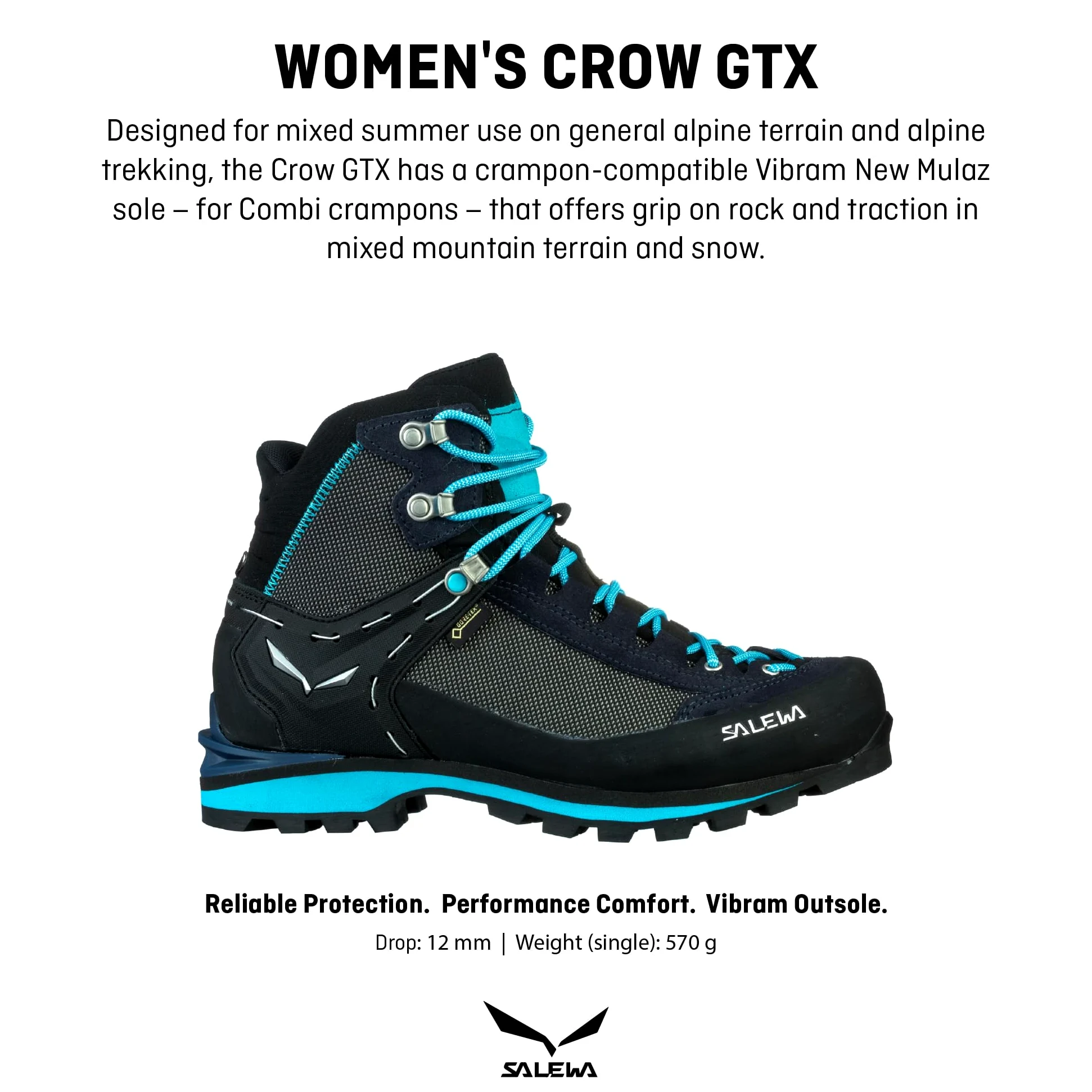 Salewa Kobiety Ws Crow Gore-texbuty trekkingowe i do wędrówek
