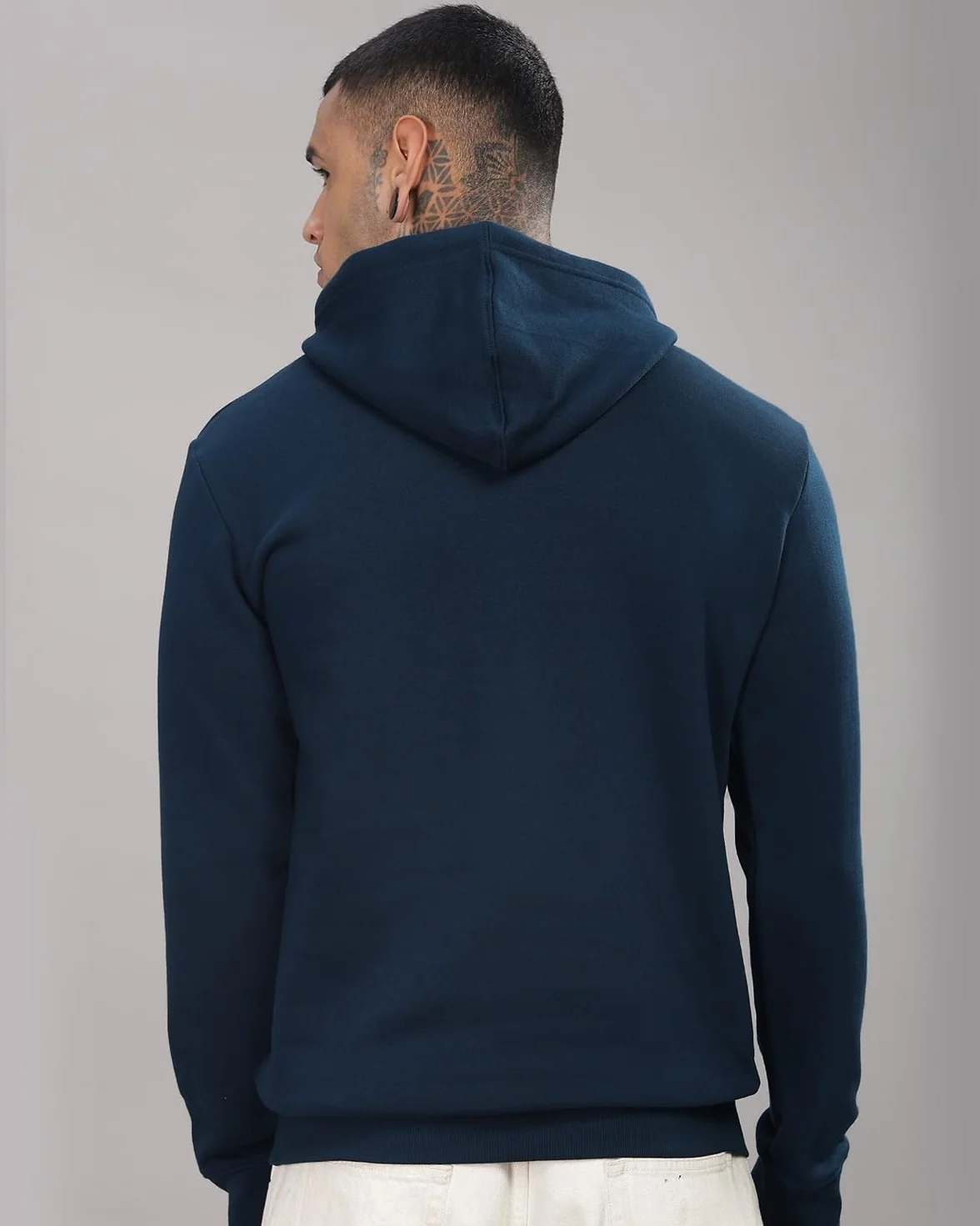 ADRO Męska bluza z kapturem | Męska bluza z kapturem z nadrukiem | Bawełniana bluza z kapturem | Męska bluza z kapturem