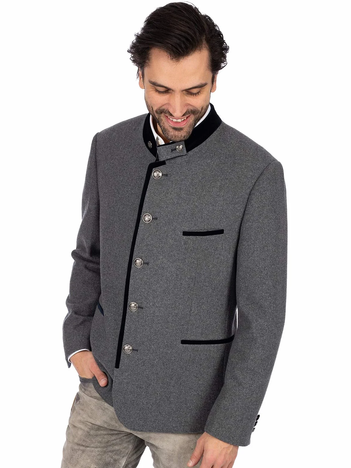 Stockerpoint Męska kurtka Quintus Business Suit Jacket, Kamienna noc niebieski, 58