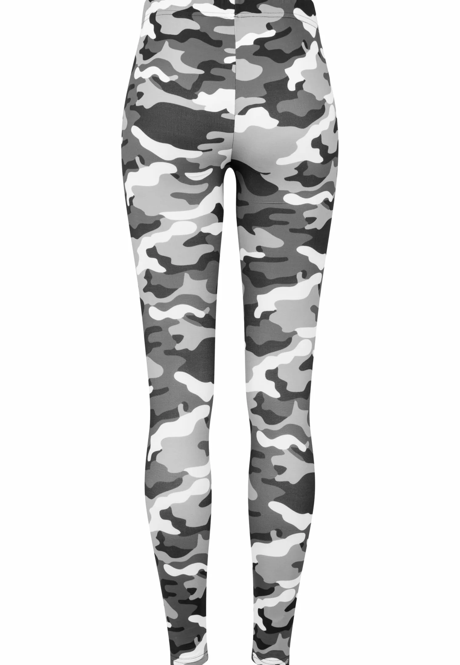 Urban Classics Camouflage Leggings Spodnie Sportowe Rozciągliwe Nadruk Wojskowy Regularny Krój Skinny Fit Kobiety