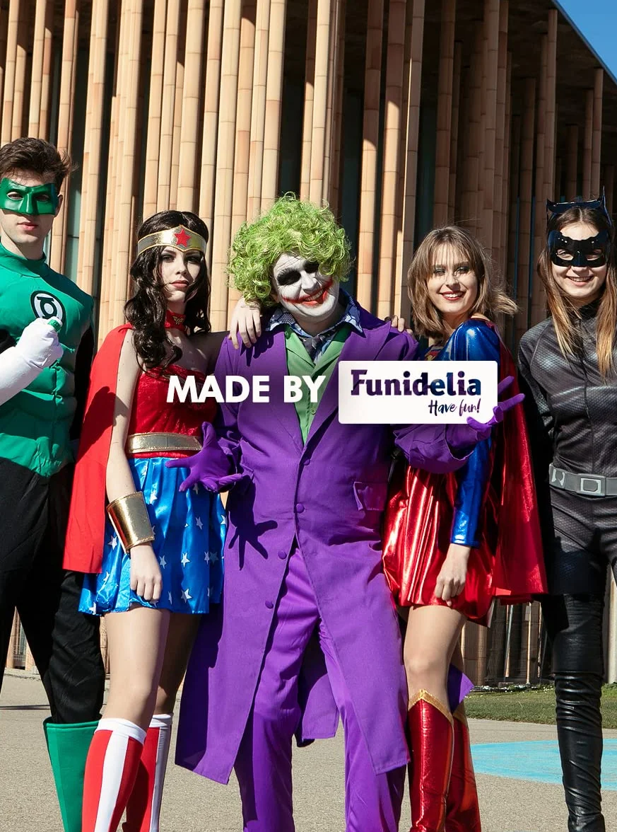 Funidelia | Naszyjnik Puddin Harley Quinn - Legion Samobójców dla kobiet Superbohaterowie, DC Comics, Suicide Squad, Przestępcy - Akcesoria dla dorosłych, akcesoria dla kostiumu - Złoty