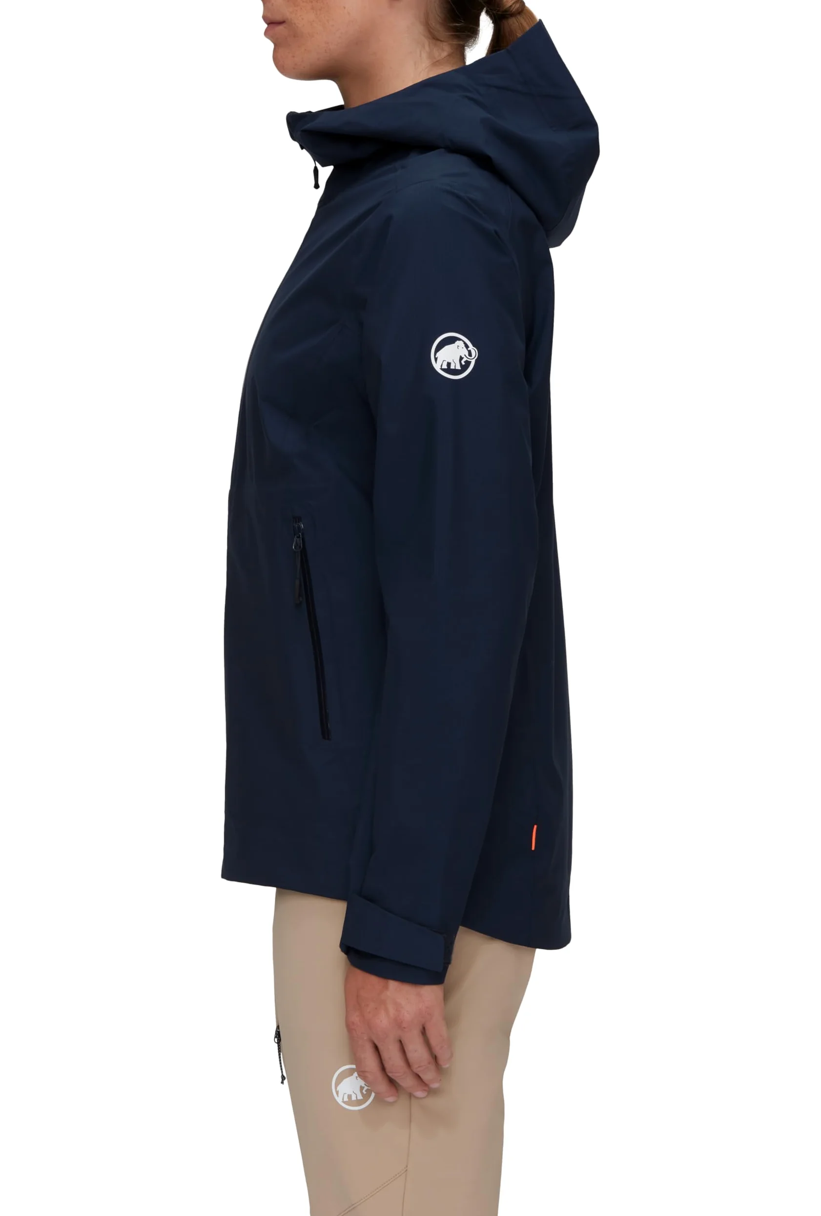 Mammut Alto Light HS Hooded Jacket Women – Lekka Kurtka Hardshell Damska z Kapturem | Trekkingowa, Wodoodporna i Oddychająca | Rozmiar M, Marine