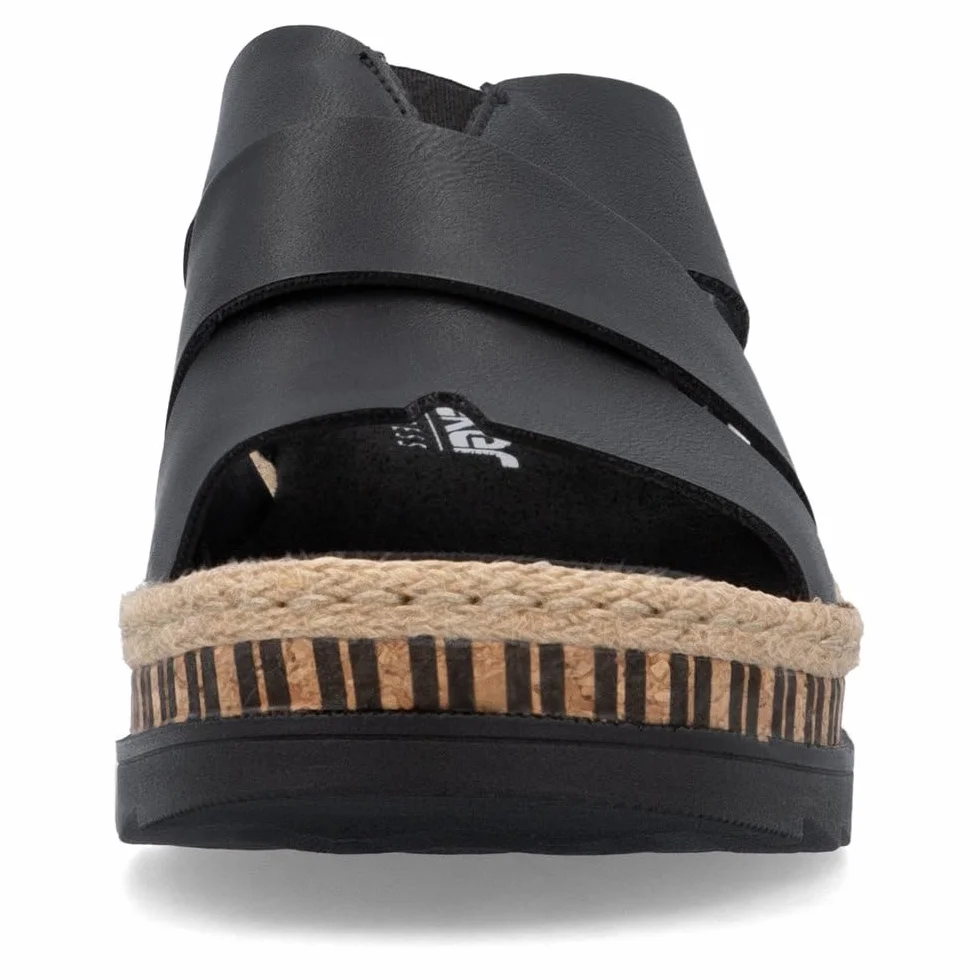 Rieker Damen-Pantolette schwarz (1)