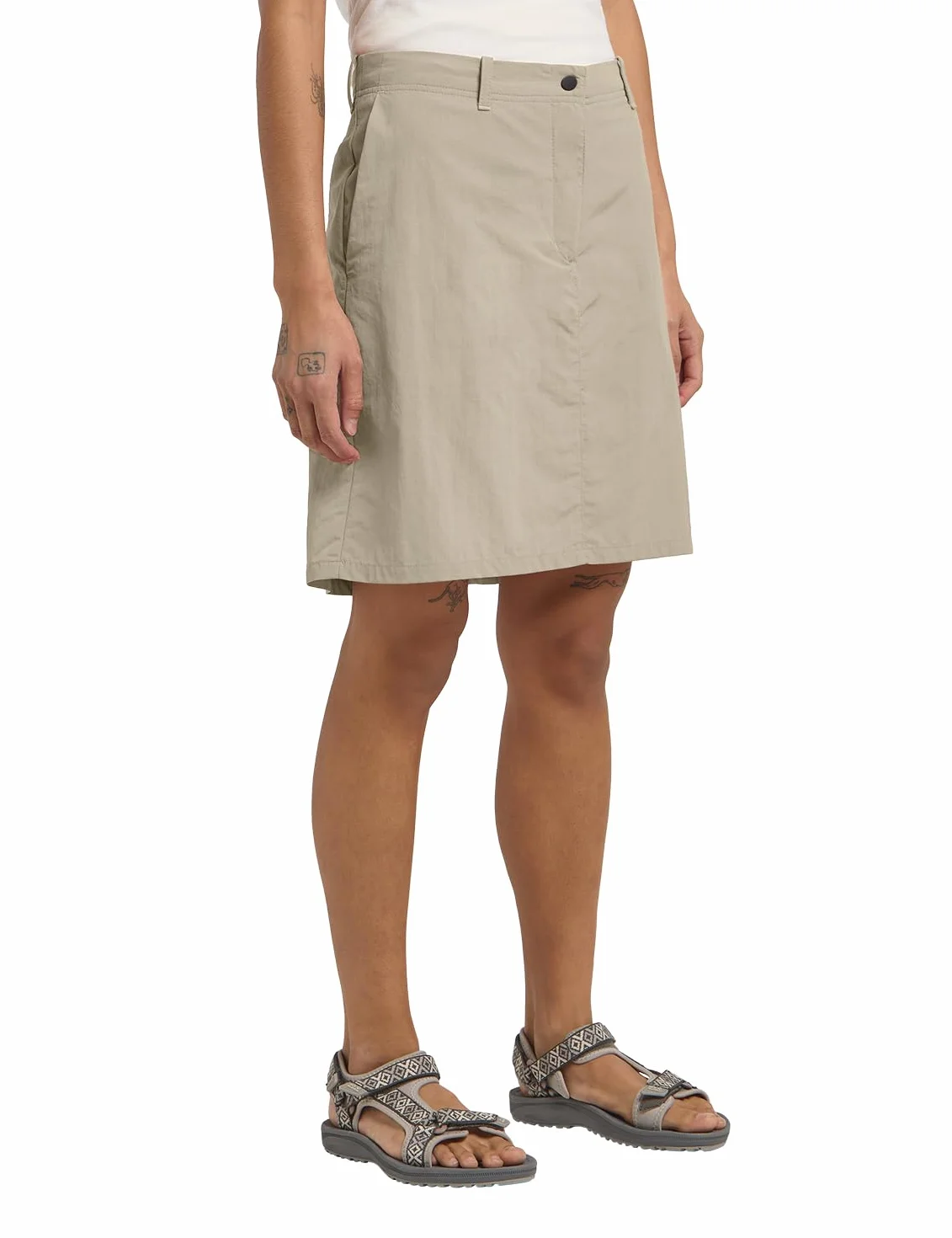 Jack Wolfskin TIHAMA Skort W, Stone, 42