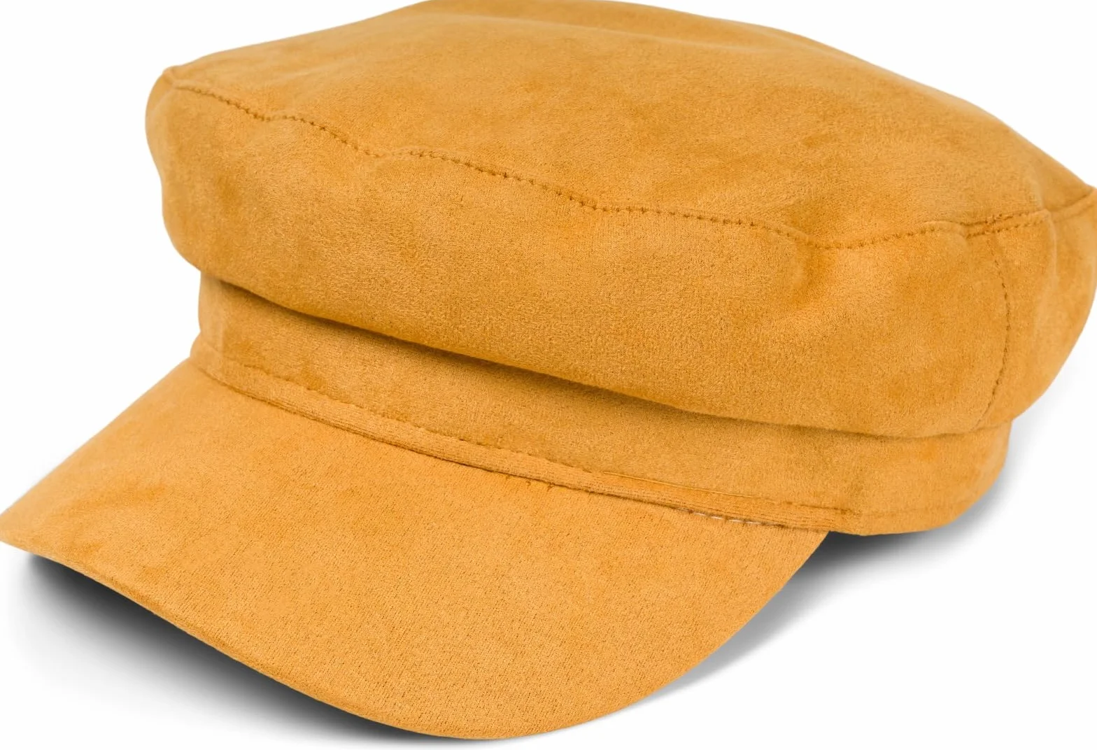 styleBREAKER Damska czapka balonowa o wyglądzie miękkiej skóry welurowej, czapka z daszkiem, czapka Bakerboy, Newsboy Cap 04023091