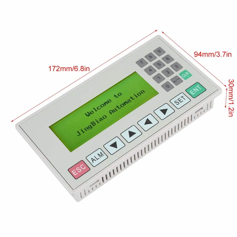 Wyświetlacz tekstowy 3,7 cala, wyświetlacz tekstowy Obsługa S485 / RS232 Port komunikacyjny S485 / RS232 z kablem Wyświetlacz tekstowy PLC