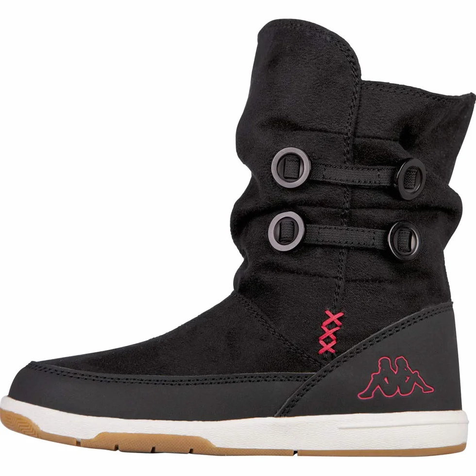 Kappa Dzieci?ce botki kremowe, uniseks, Czarny Black Pink 1122, 28 EU