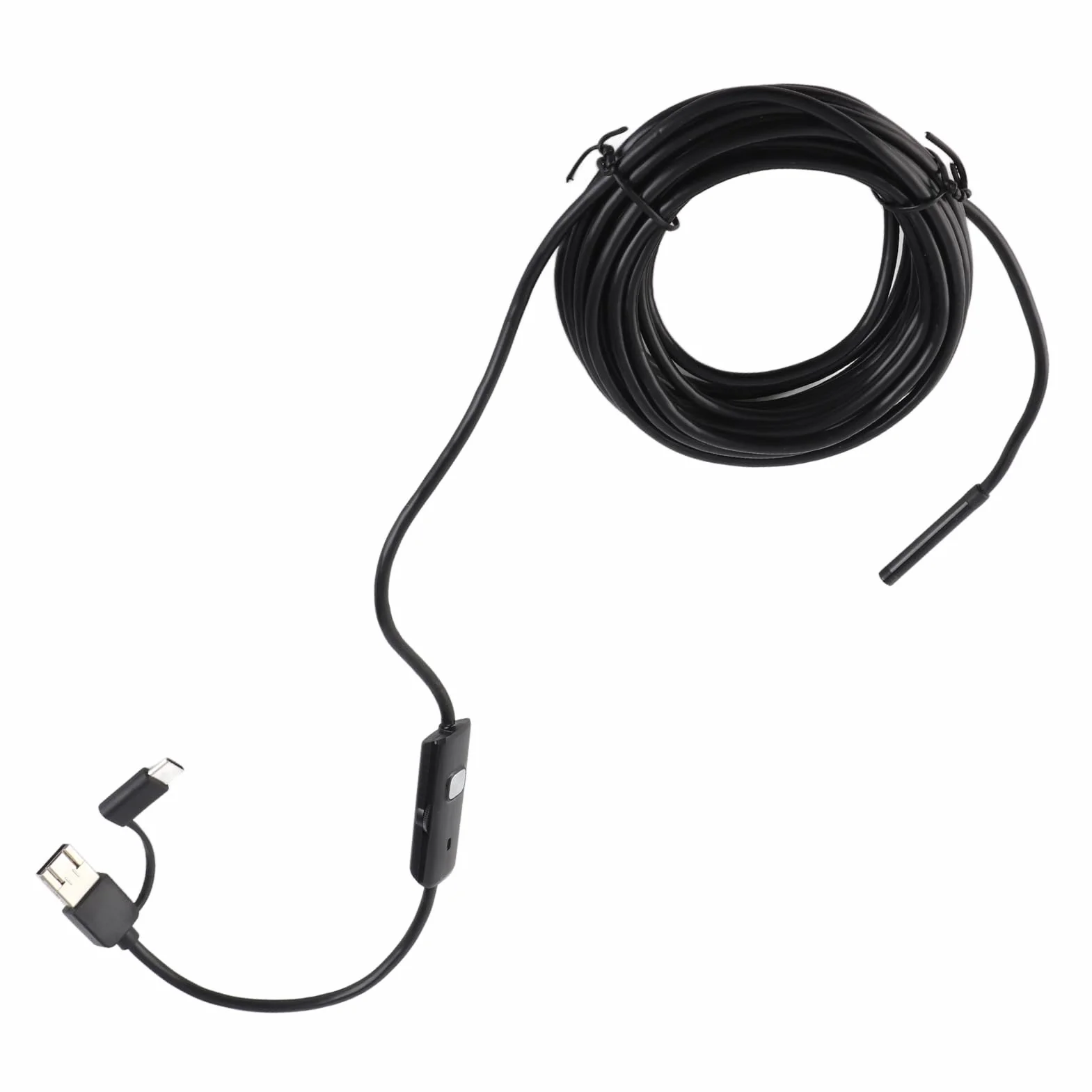 Endoskopowa Kamera Inspekcyjna 3 w 1 Telefon Komórkowy PC Kamera Endoskopowa Typu USB Wodoodporny Boroskop Inspekcyjny ze światłem LED