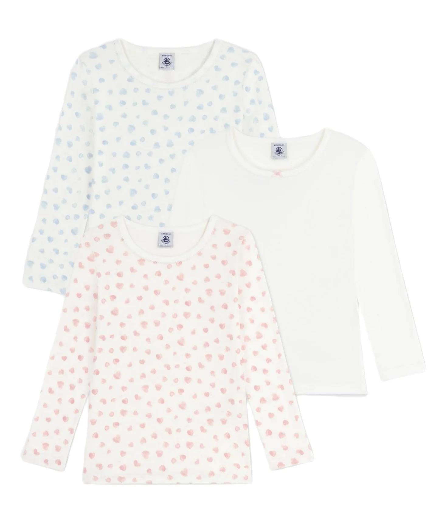 Petit Bateau Bielizna DZIEŃ Dziewczynki 3 Ts Ml Co