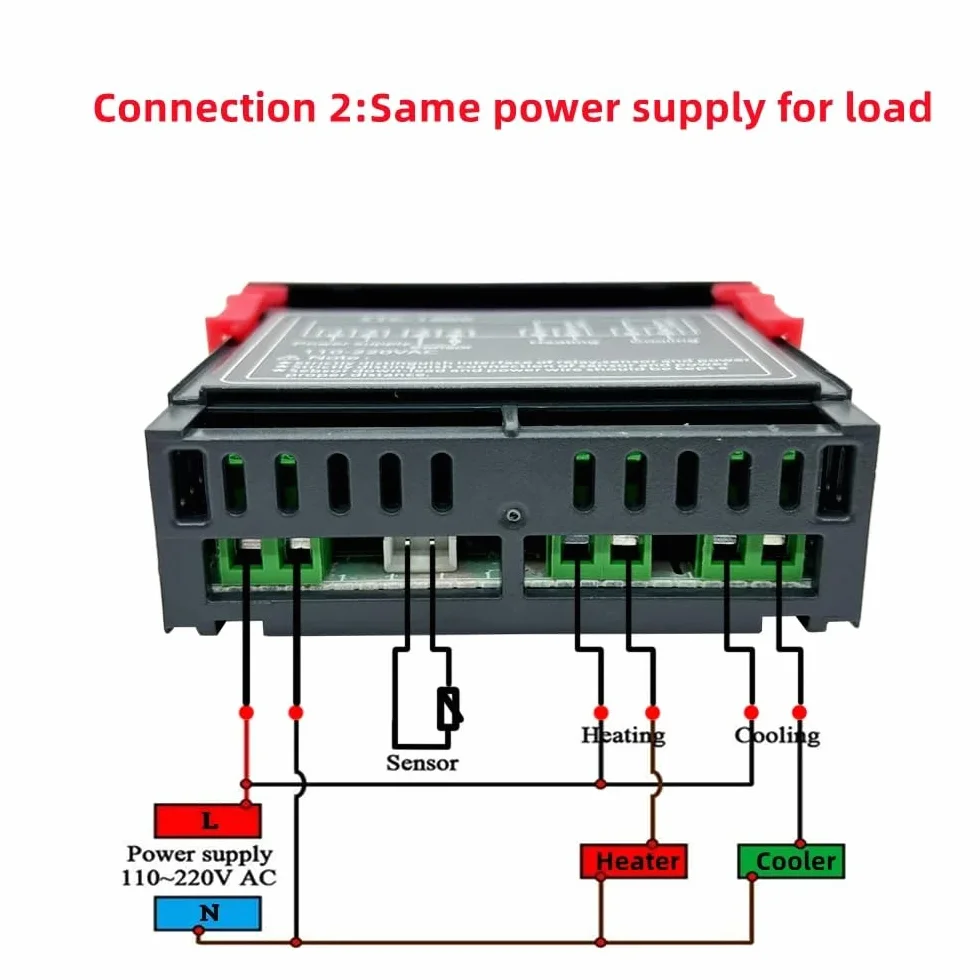 DollaTek Digital STC-1000 220V Termostat regulatora temperatury uniwersalny z czujnikiem