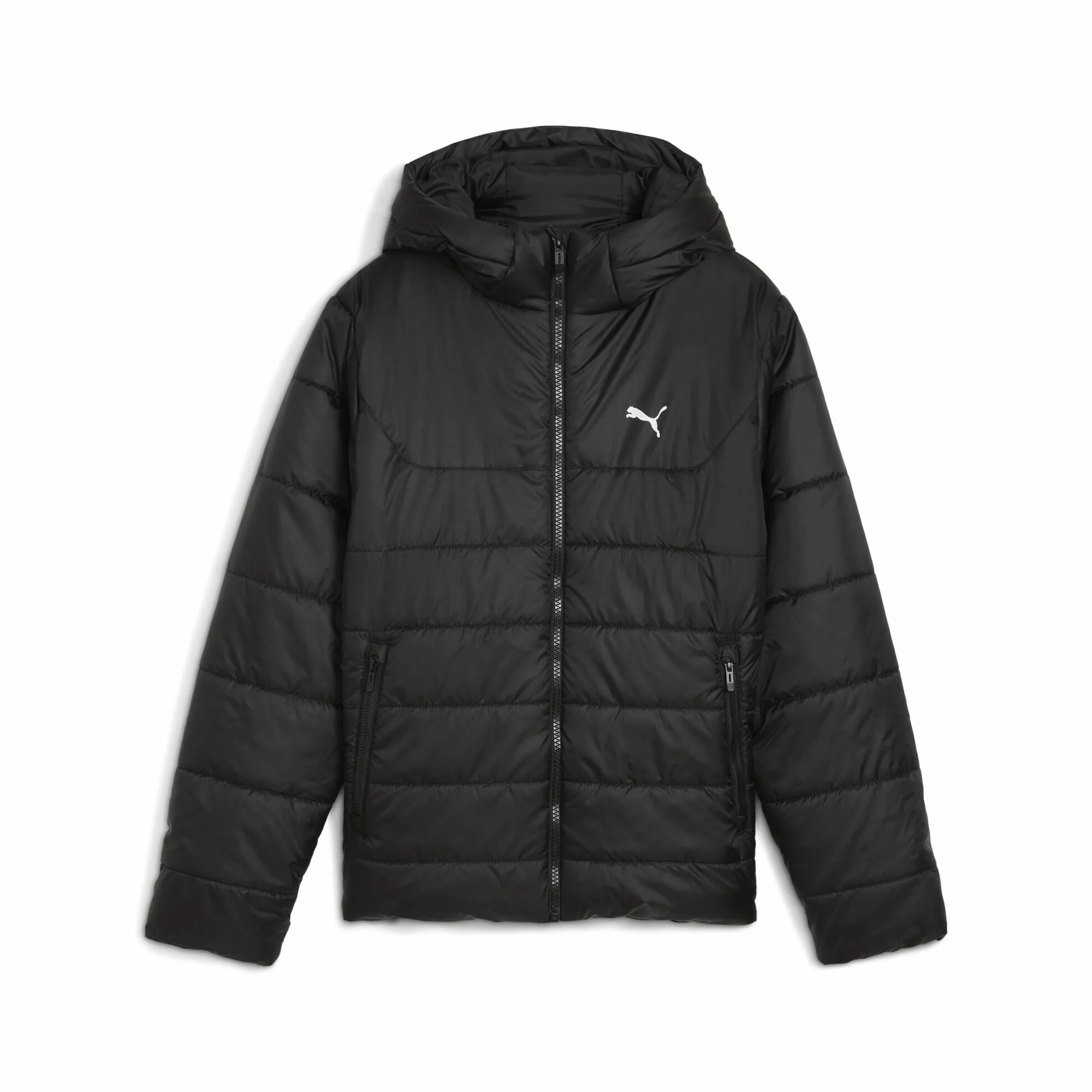 PUMA Unisex dziecięca kurtka z kapturem Ess wyściełana kurtka płaszcz (1 szt.)