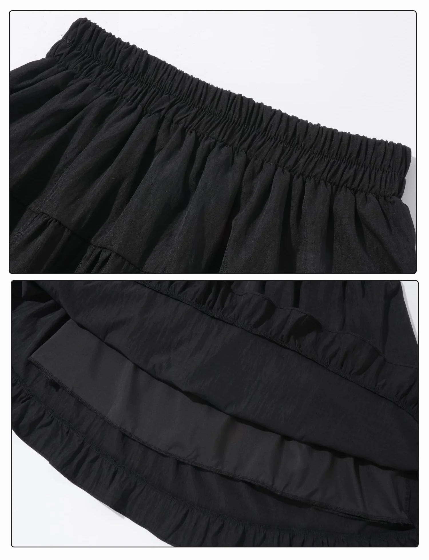 SEAUR Spódnica maxi dla dziewczynek, na lato, długa spódnica, elegancka letnia spódnica, z falbankami, spódnica maxi, elastyczna talia, dla dzieci 130-165 = (EU 122-164)
