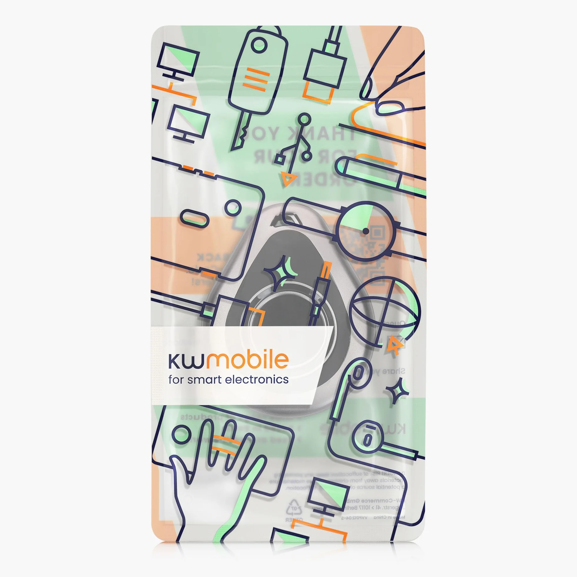 kwmobile Pokrowiec na kluczyk motocyklowy kompatybilny z Harley Davidson Pokrowiec na kluczyk motocyklowy - Miękkie etui na kluczyk skutera TPU - Czarny matowy/Czarny