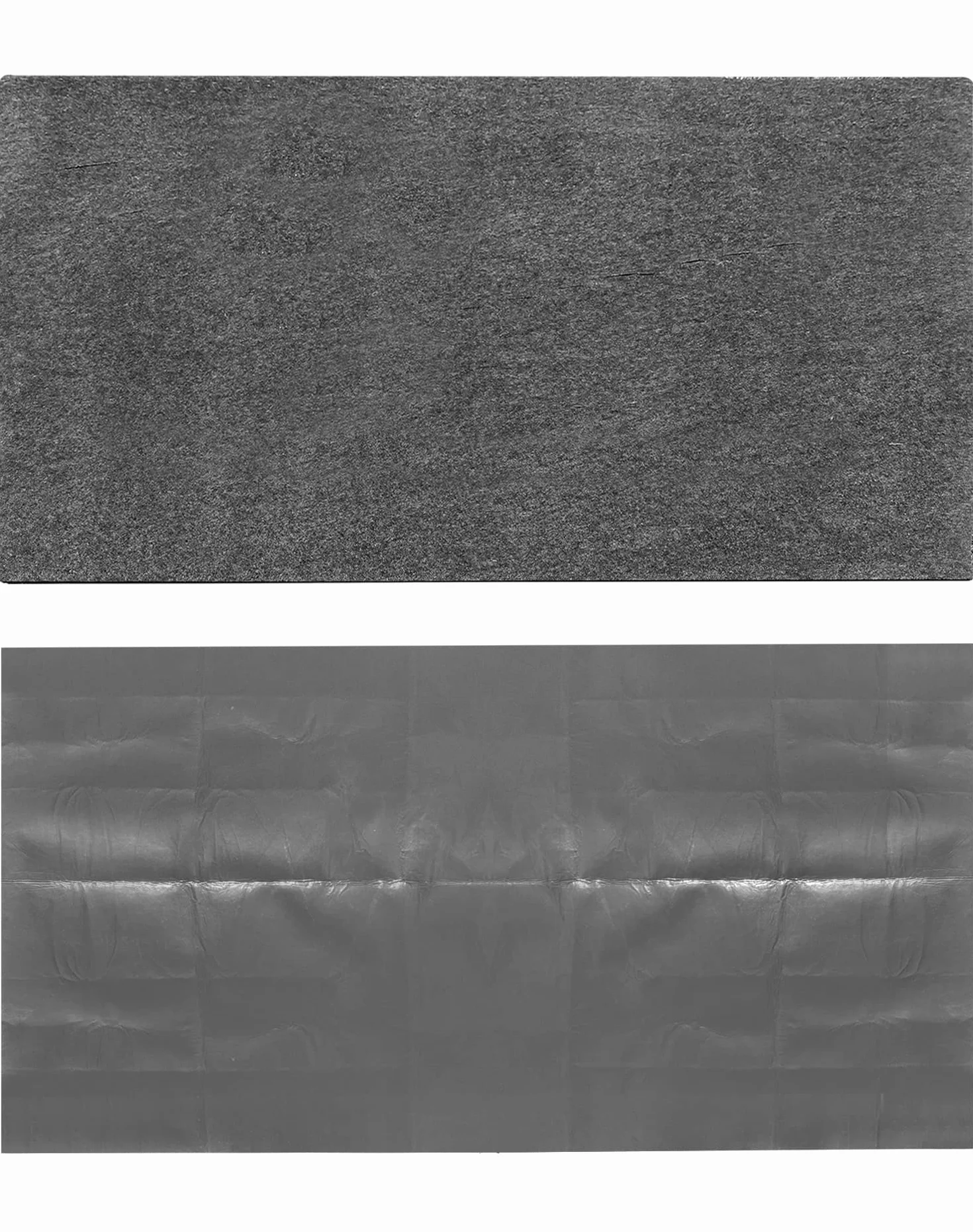 QWORK Mata pochłaniająca olej, maty garażowe, duże 20 x 150 cm, wielokrotnego użytku, zmywalne, maty parkingowe, chronią podłogę przed kapaniem, plamami, rozlaniem i rozpryskami, czarna, 1 opakowanie