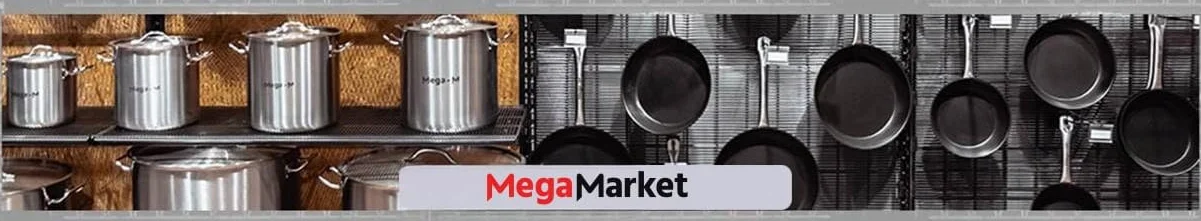 Mega-M Pojemnik GN 1/2 gastronomiczny ze stali nierdzewnej 65 MM | 32,5x26,5x6,5 cm