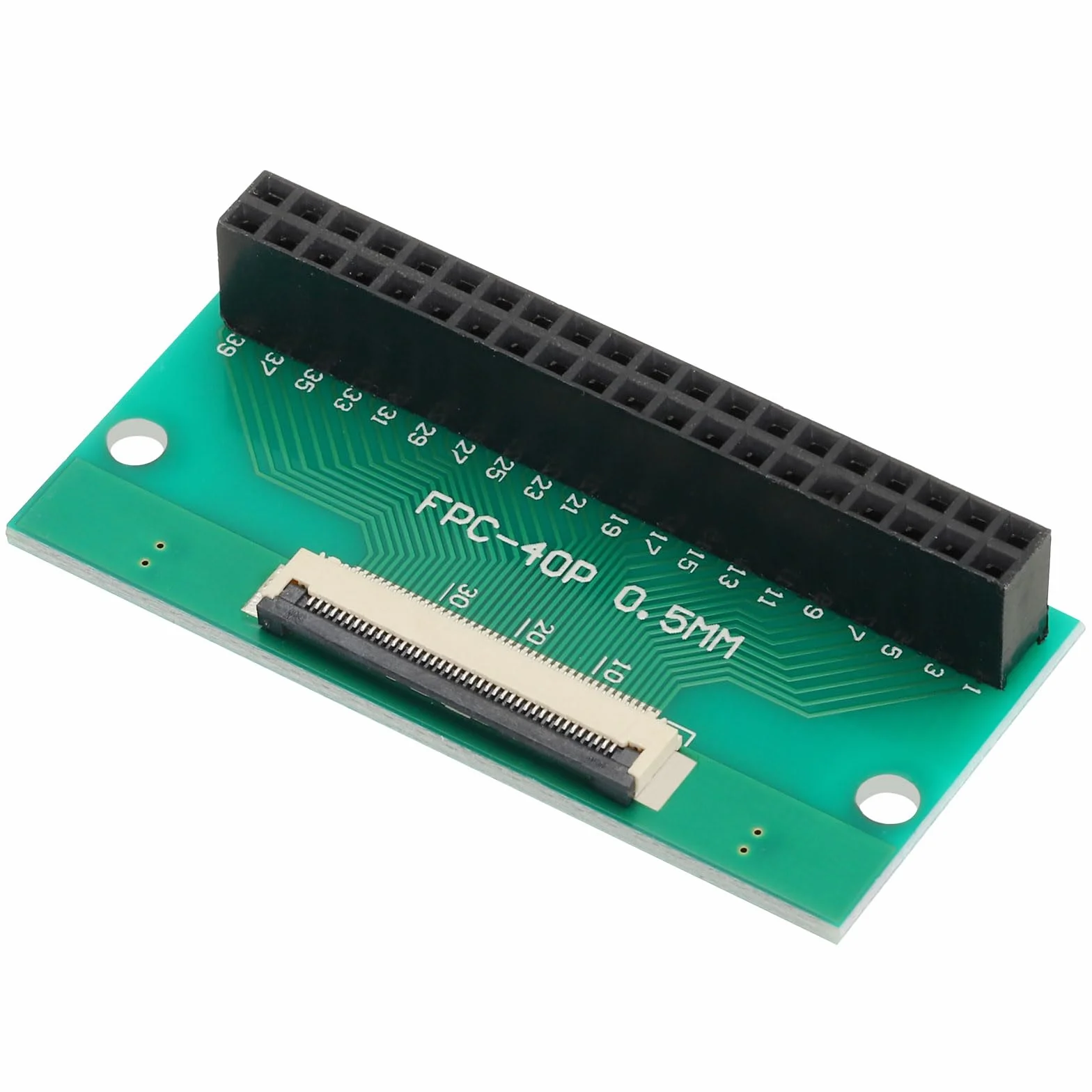 QUARKZMAN FFC FPC Connector Board 40 pinów, 0,5 mm, 2,54 mm na 1,0 mm, 2,54 mm, PCB, płyta konwerterowa do odtwarzaczy DVD, aparatów cyfrowych, laptopów