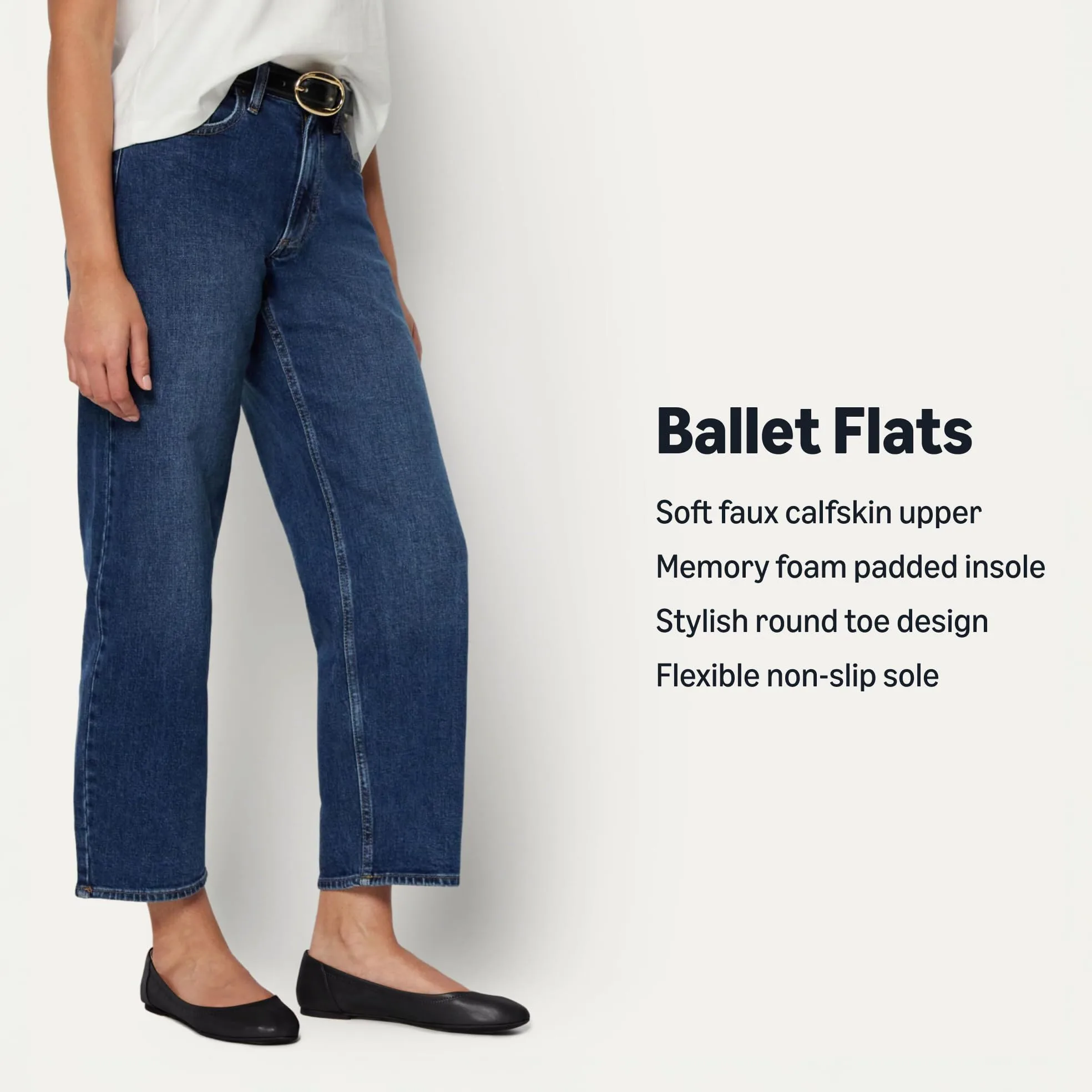 Amazon Essentials Kobiety Belice Slip On Balet Flat