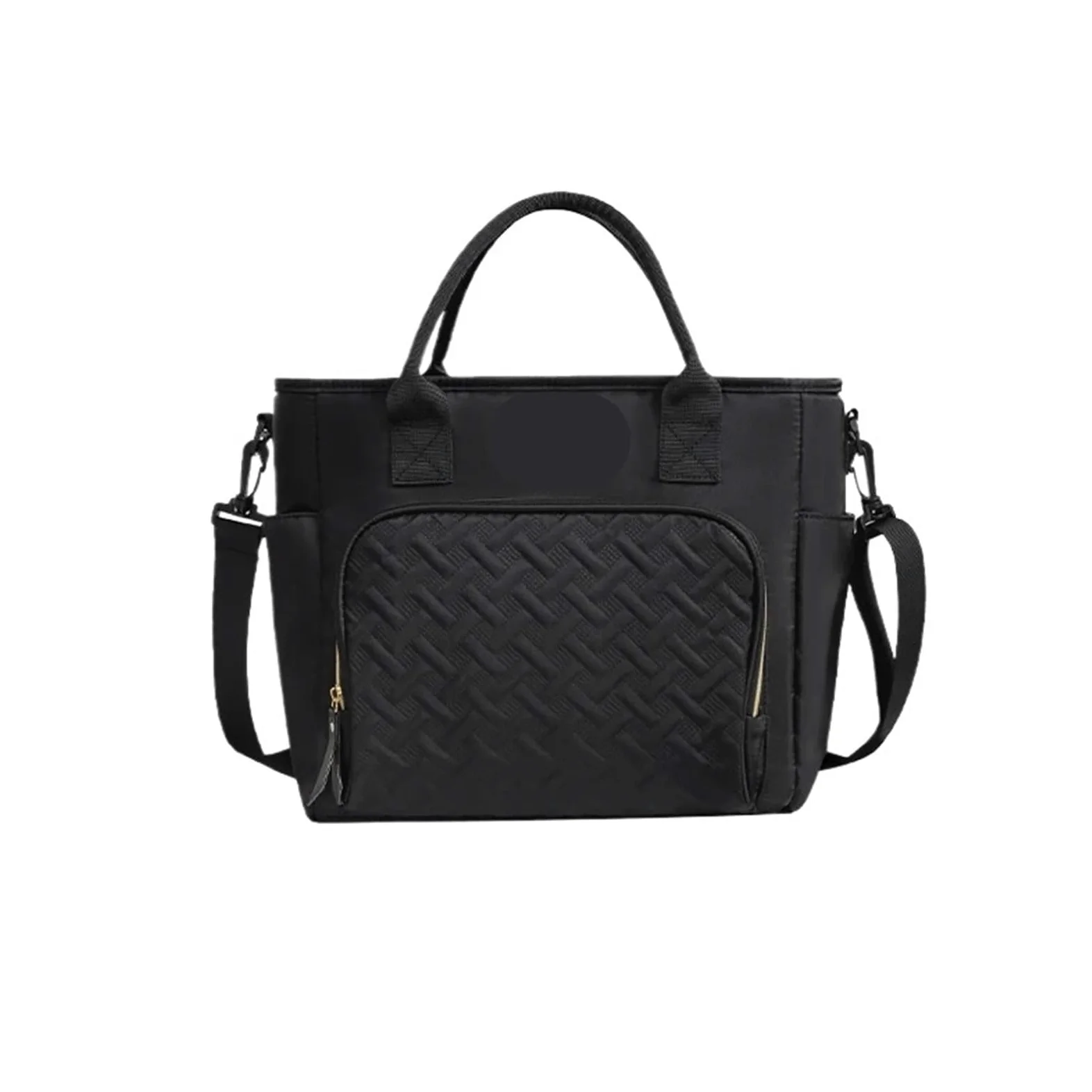 Plecak kempingowy, Przenośna termiczna skrzynka na żywność, wodoodporna, biurowa chłodziarka, lunchbox, izolowana obudowa(Black)
